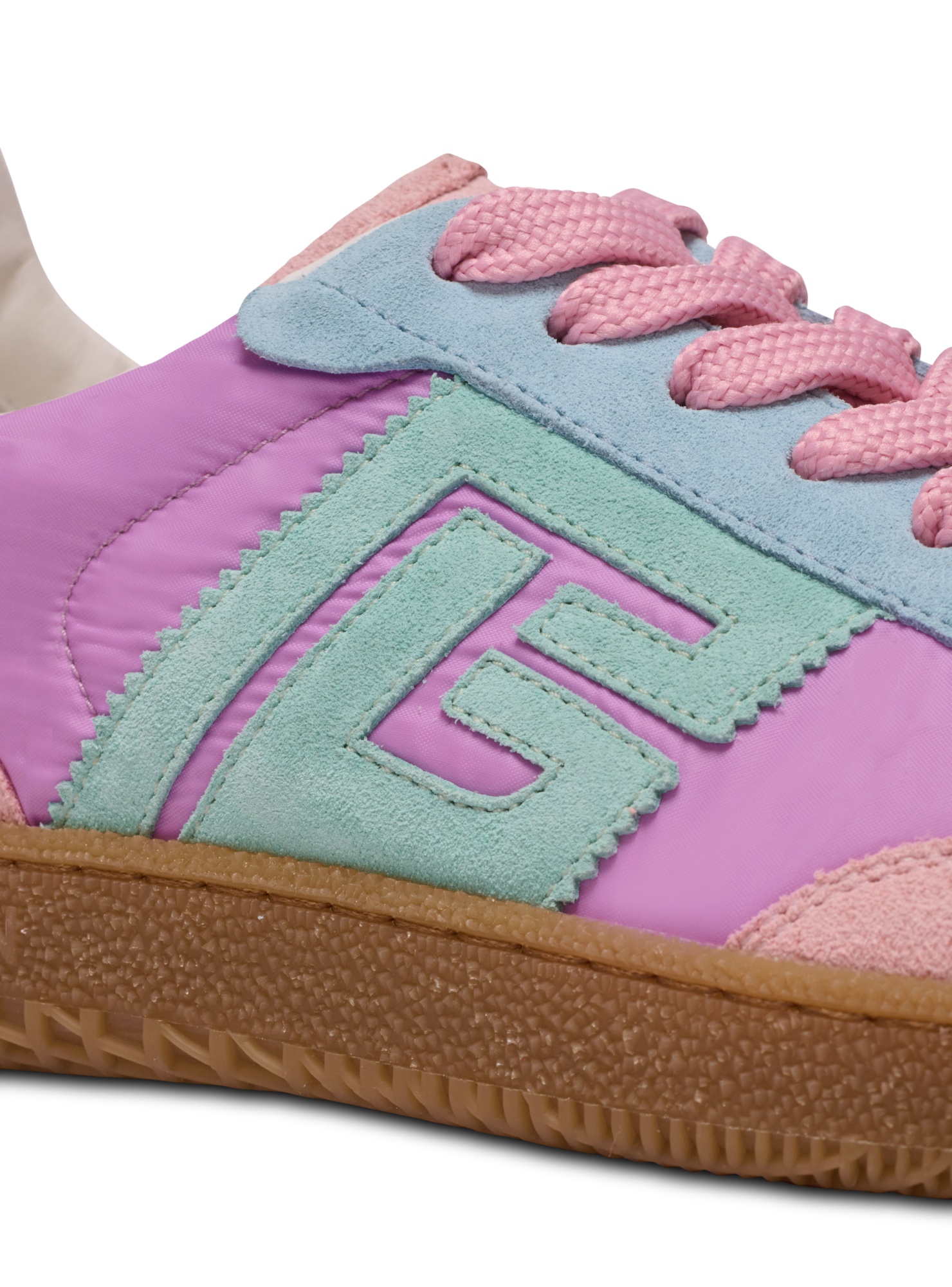 Balmain Swan Suede Rubber Sole Sneakers In Multi