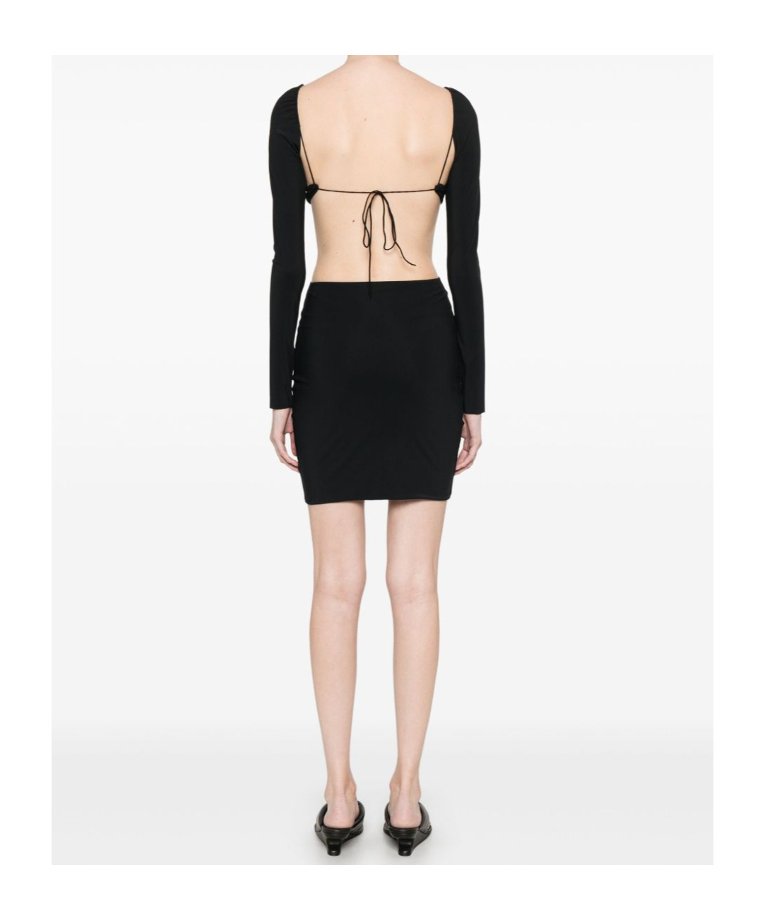 Amazuìn Amazuin Stretch Jersey Minidress With Cut-out Details