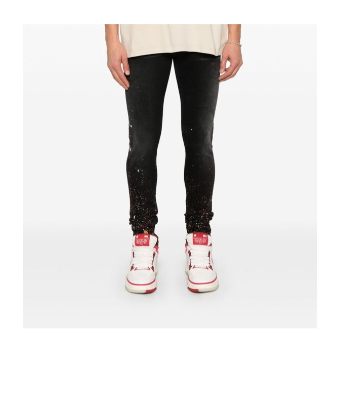 Amiri Painter Skinny Jeans In Black