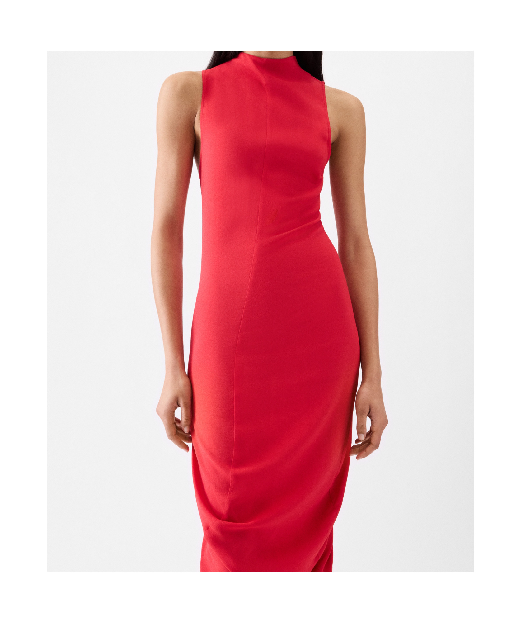 Jacquemus Womens Red The J Sleeveless Stretch-woven Maxi Dress In Red