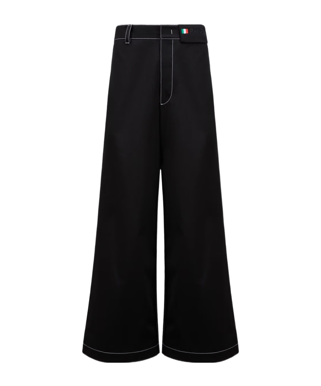 Moncler X Palm Angels Cotton Belt-loop Casual Pants In Black