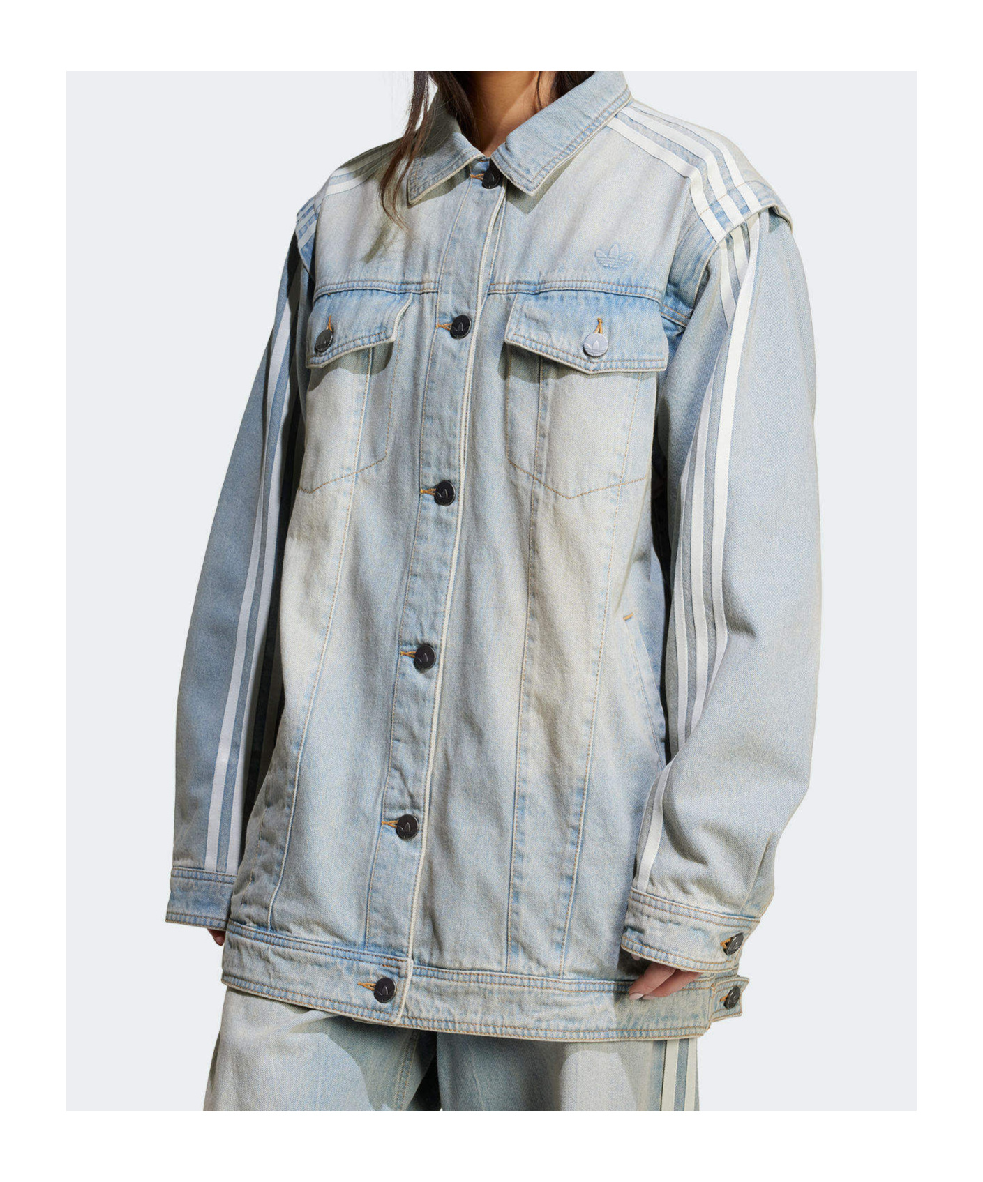 ADIDAS ORIGINALS DENIM SHIRT JACKET