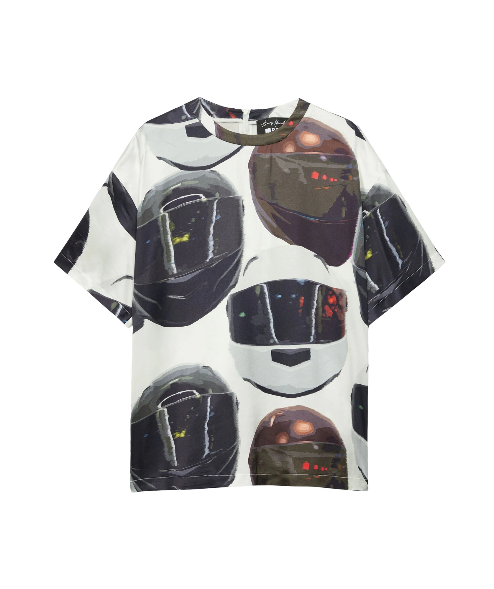 Msgm Graphic-print T-shirt In White
