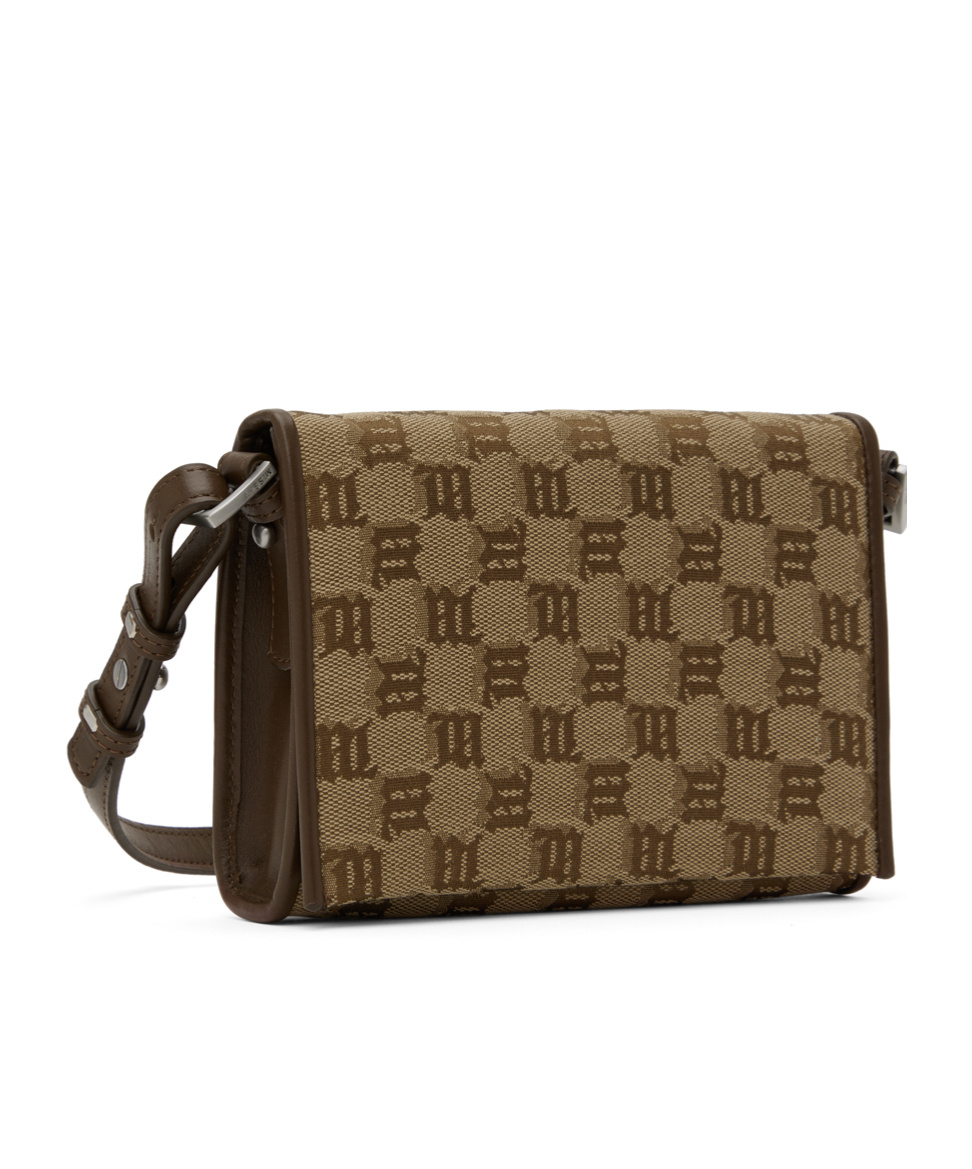 Misbhv Logo Shoulder Bag In Green