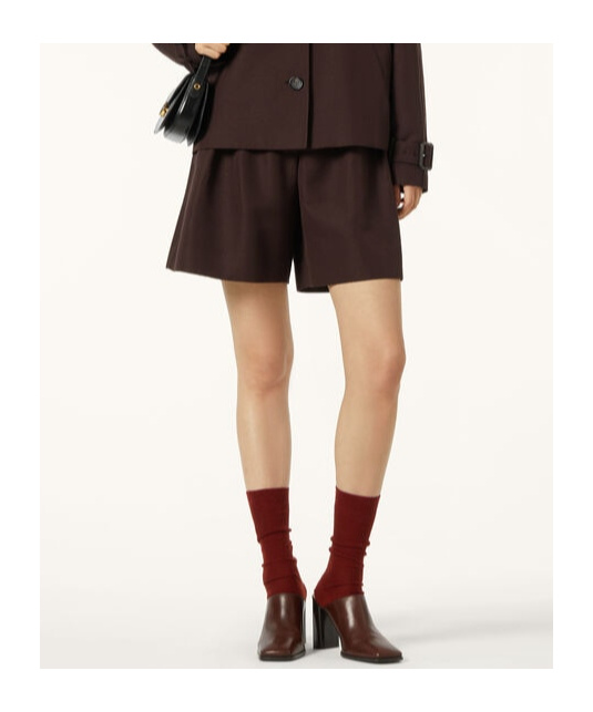 Loro Piana Dorin Pleated Bermuda Silk Shorts