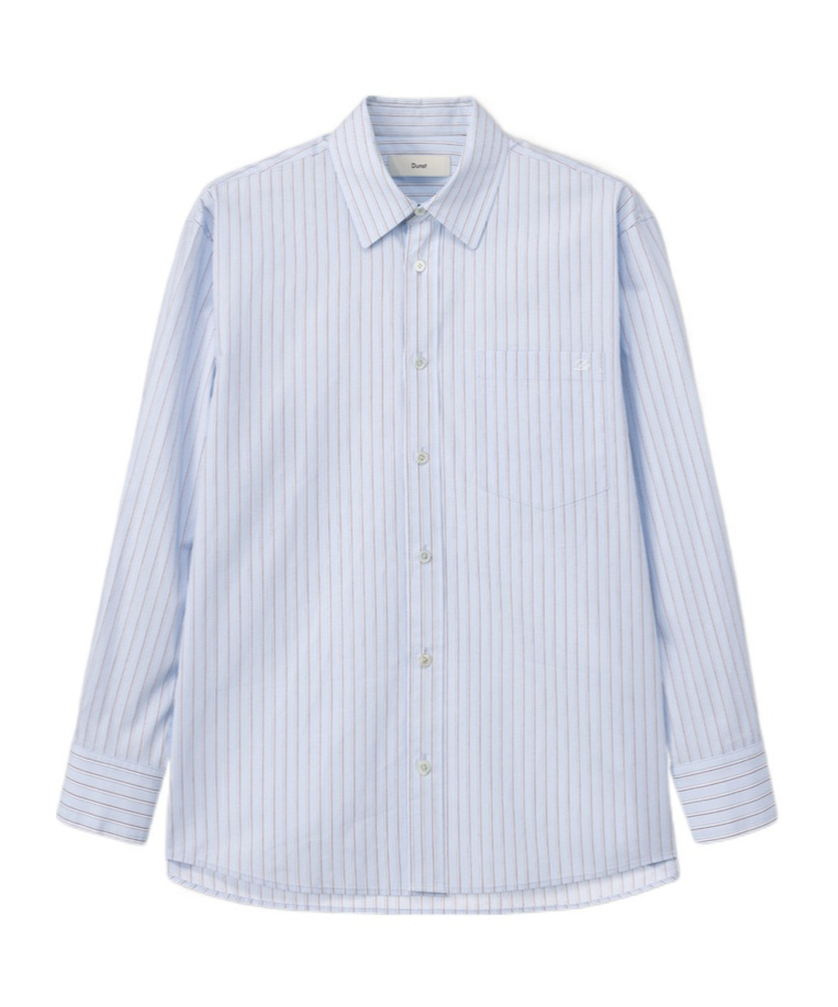 Dunst Long-sleeved Shirt In Blue