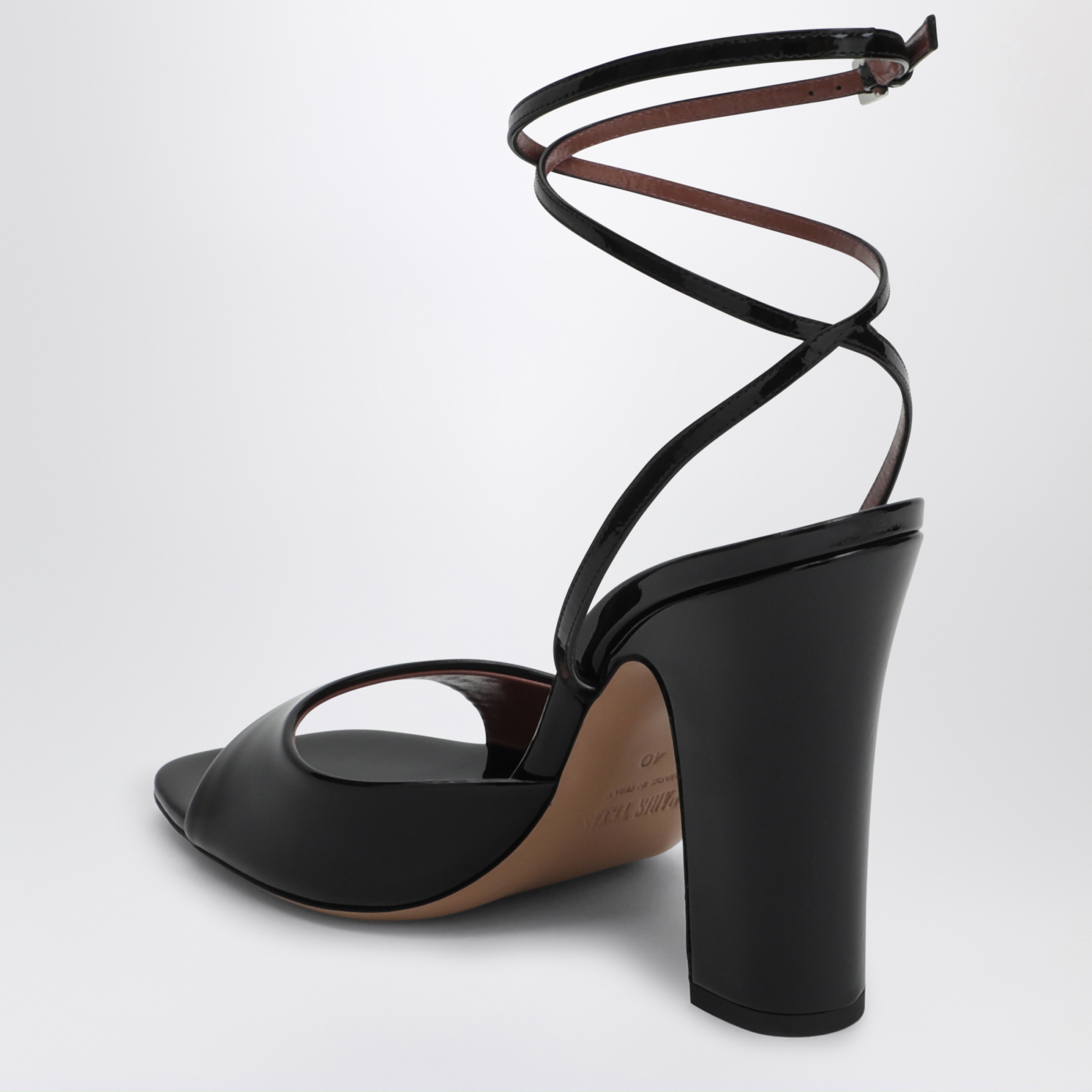 Paris Texas Woman Sandals Black Size 6 Leather In Black