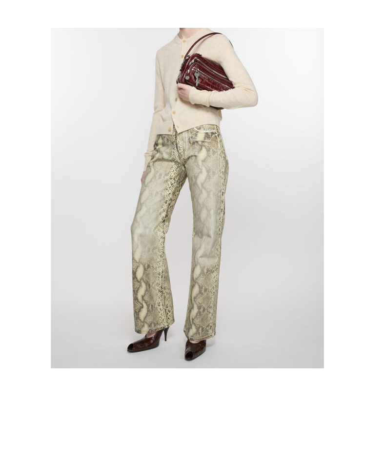 Acne Studios Camero Party Crossbody Bag In Wine Red