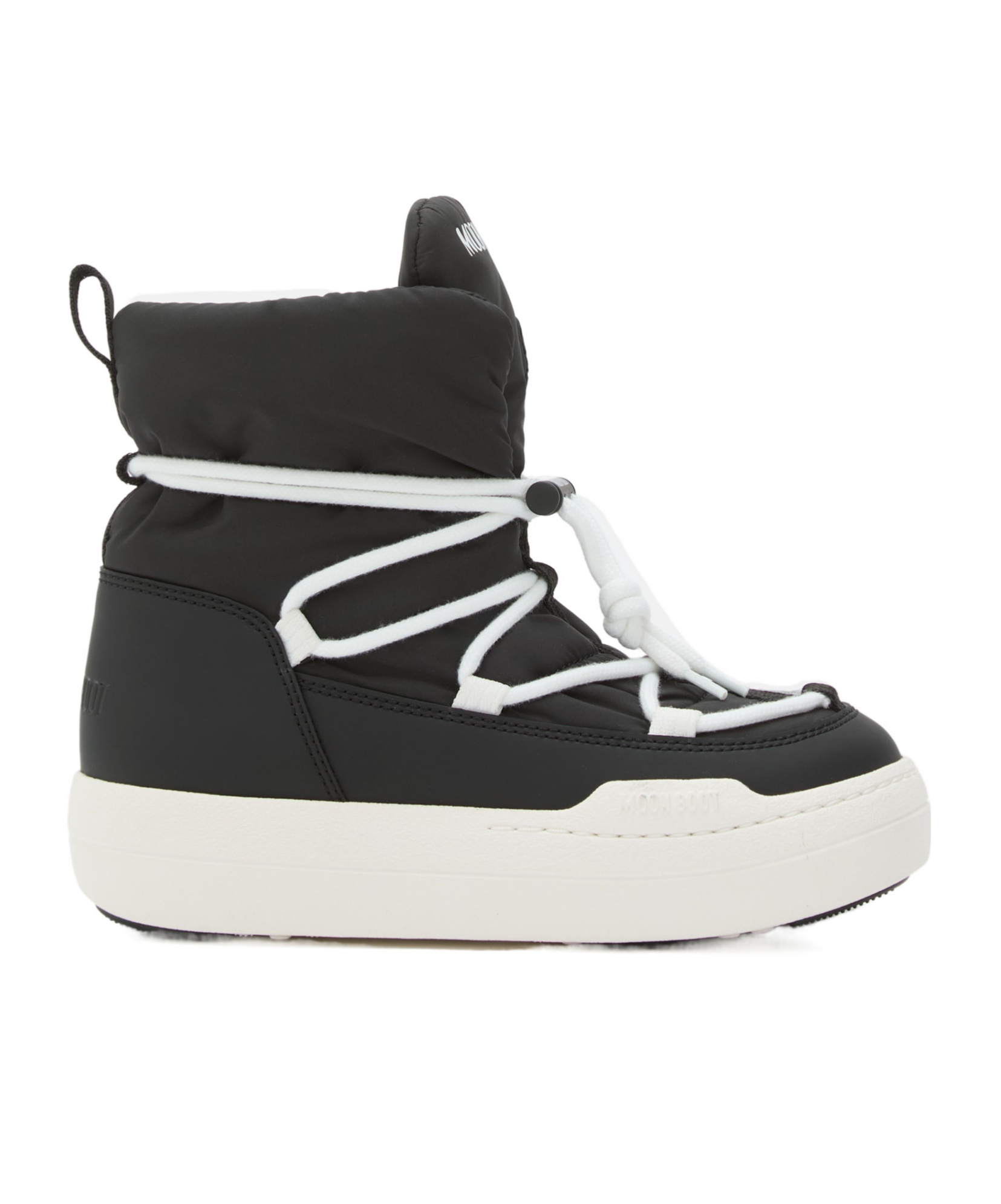 Moon Boot Park Icon Lace-up Quilted Snow Boots In Black
