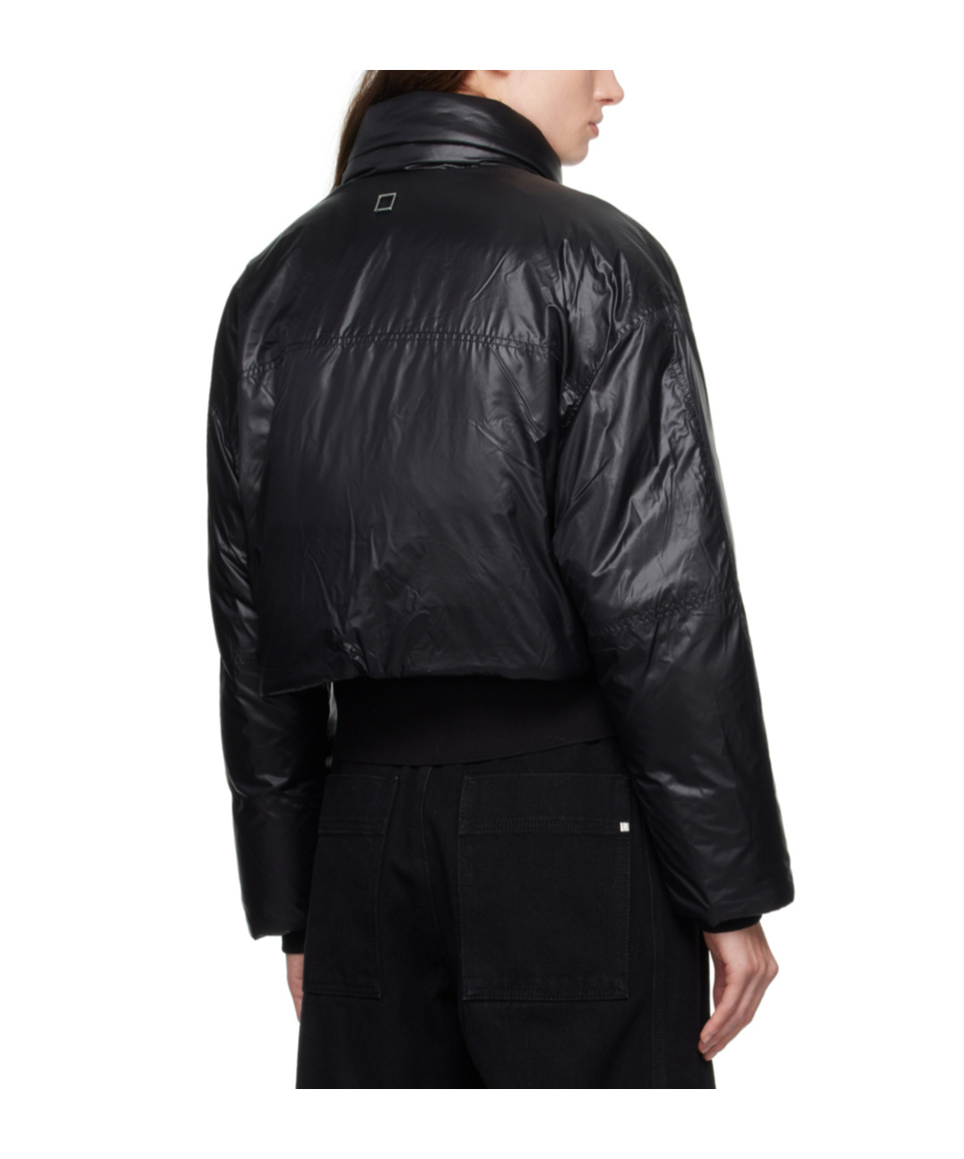 Wooyoungmi Coated Puffer Jacket In Black