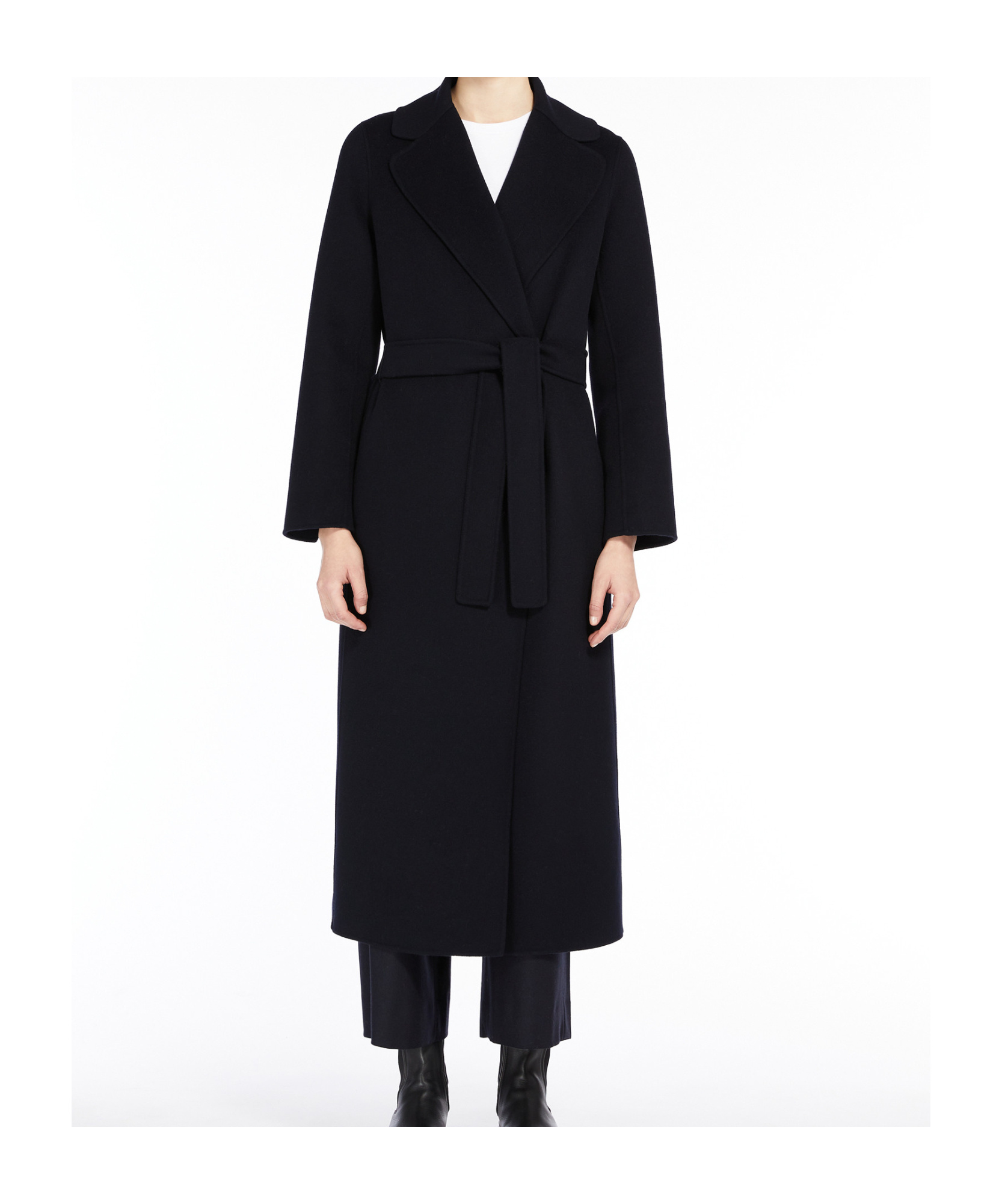 Max Mara Long-sleeved Wool Coat
