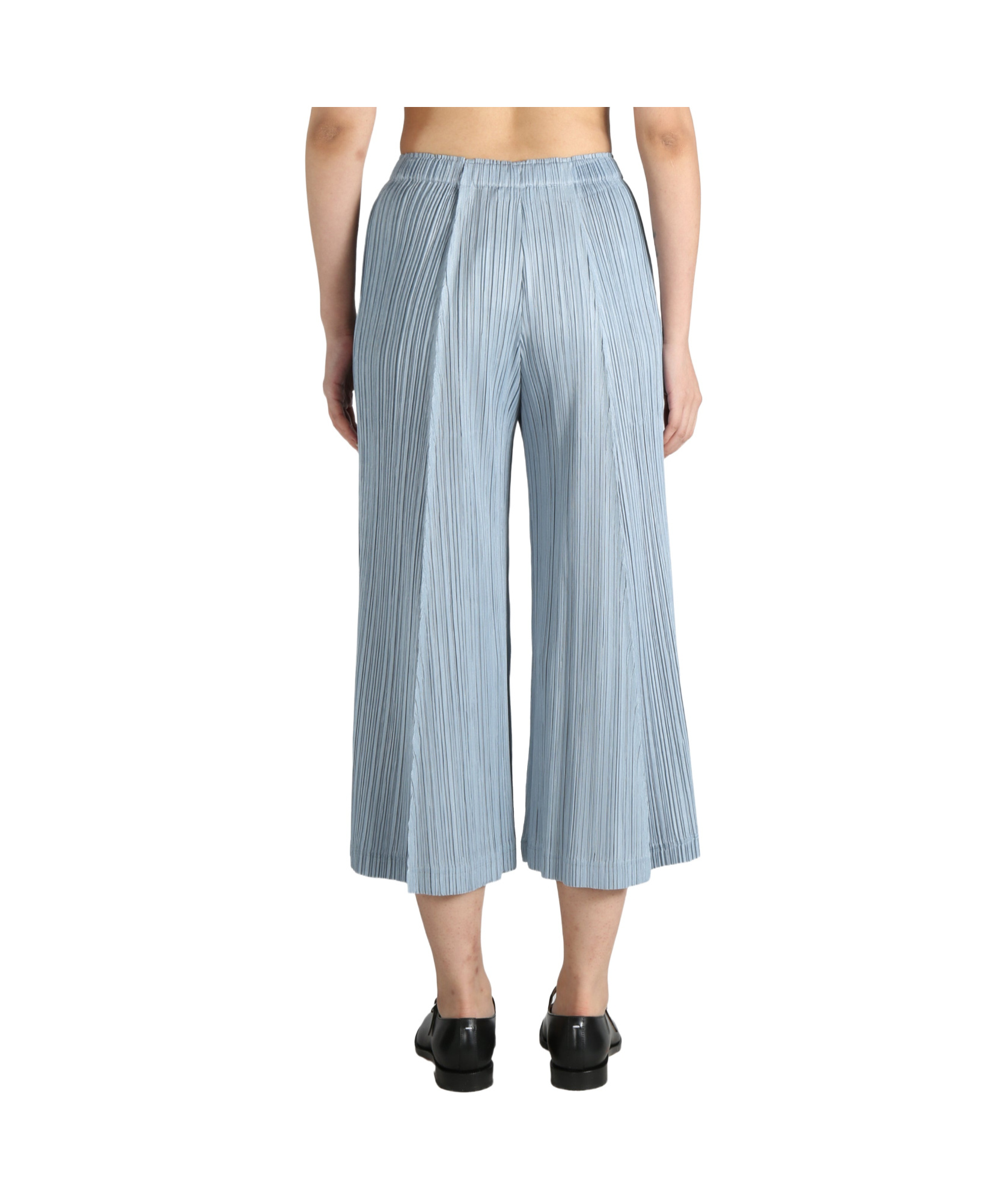 Shop Issey Miyake Pleated Trousers In Multicolor
