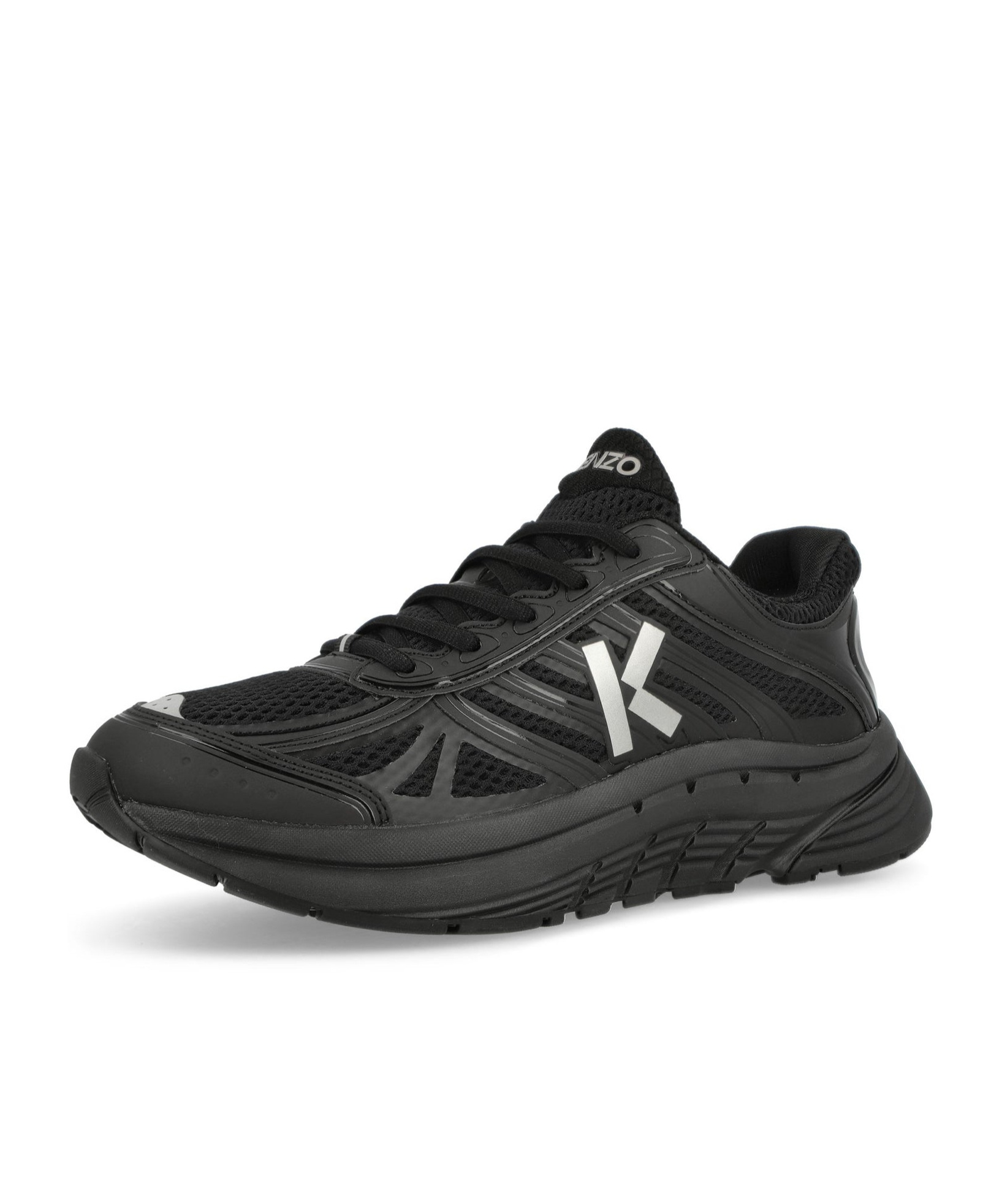 Kenzo Pace Mesh Sneakers In Black