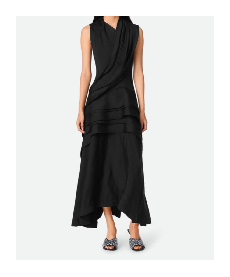 Shop Bottega Veneta Blink Mule In Dark