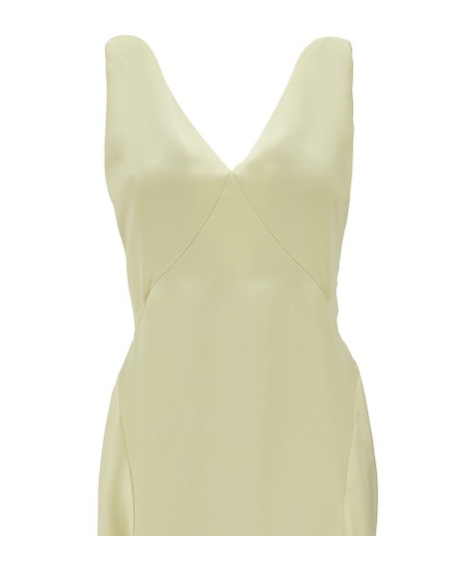 Shop Philosophy Di Lorenzo Serafini V-neck Sleeveless Dress In Nude