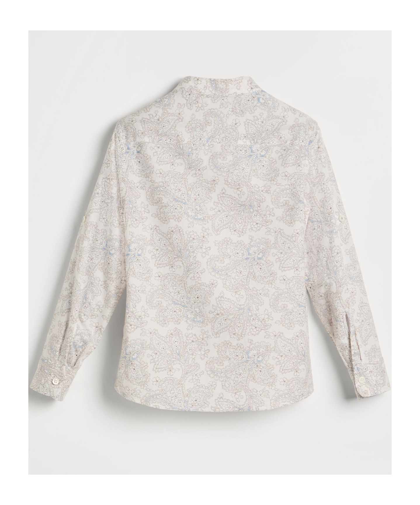 Brunello Cucinelli Paisley-print Shirt In White