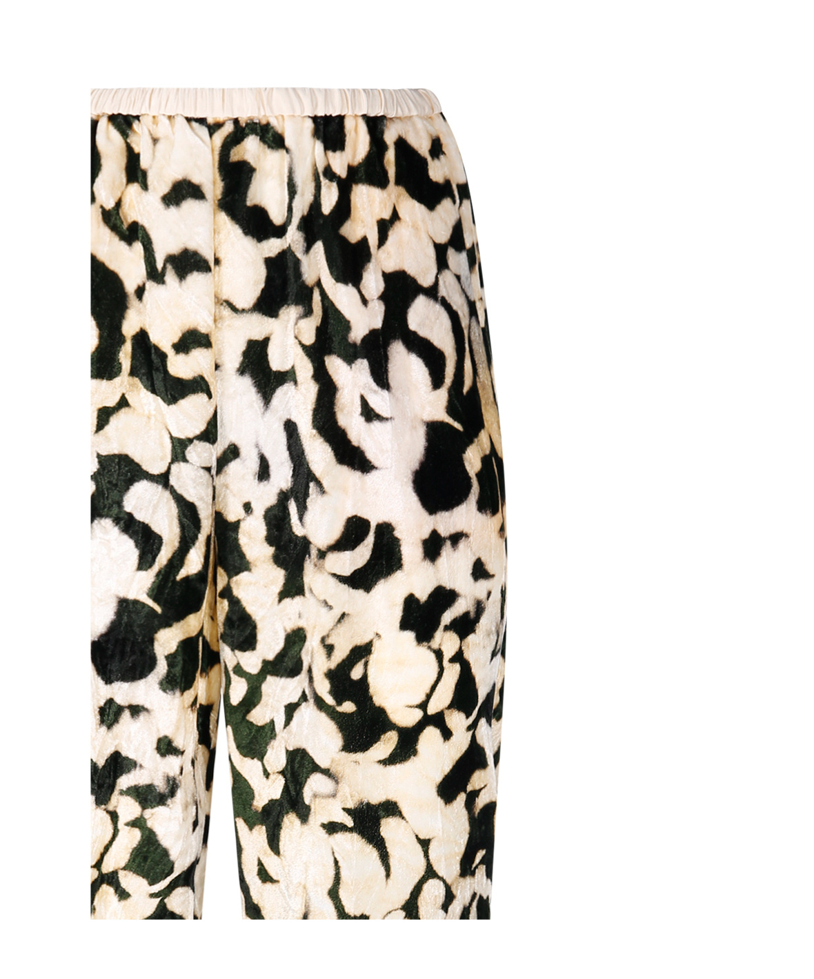 Shop Forte Forte Patterned Relaxed Fit Pants In Multicolor