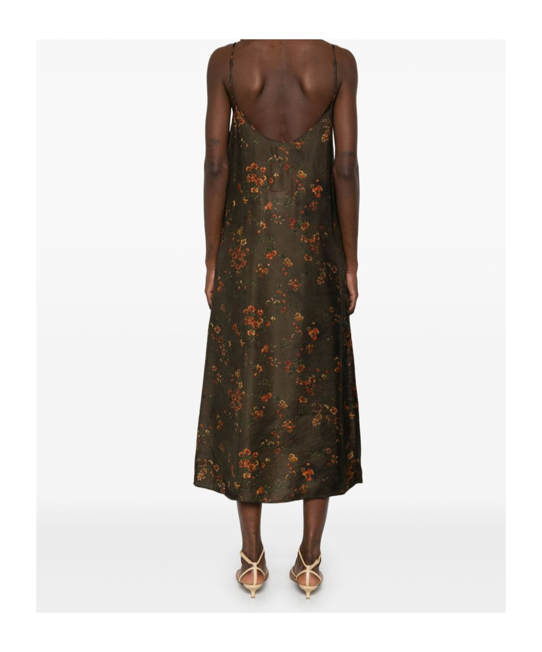 Uma Wang Anaya Dress Woman Gbrown In Brown