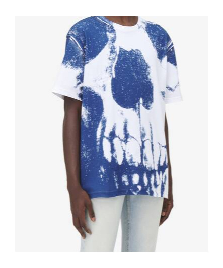 Alexander Mcqueen Crew Neck T Shirt In White