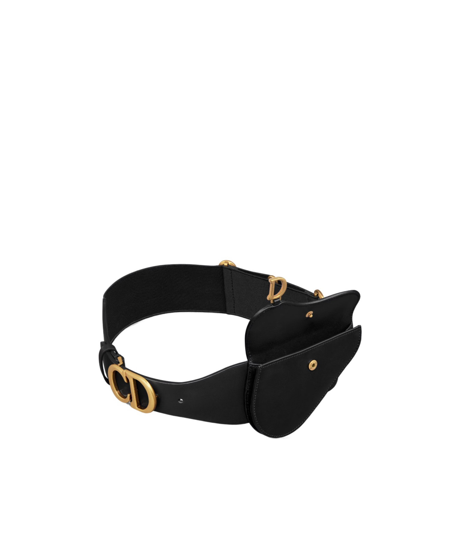 Dior Saddle Bag Belt In Black