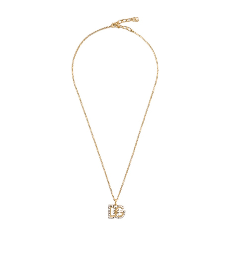 Dolce & Gabbana Gold Plated Necklace In Yellow