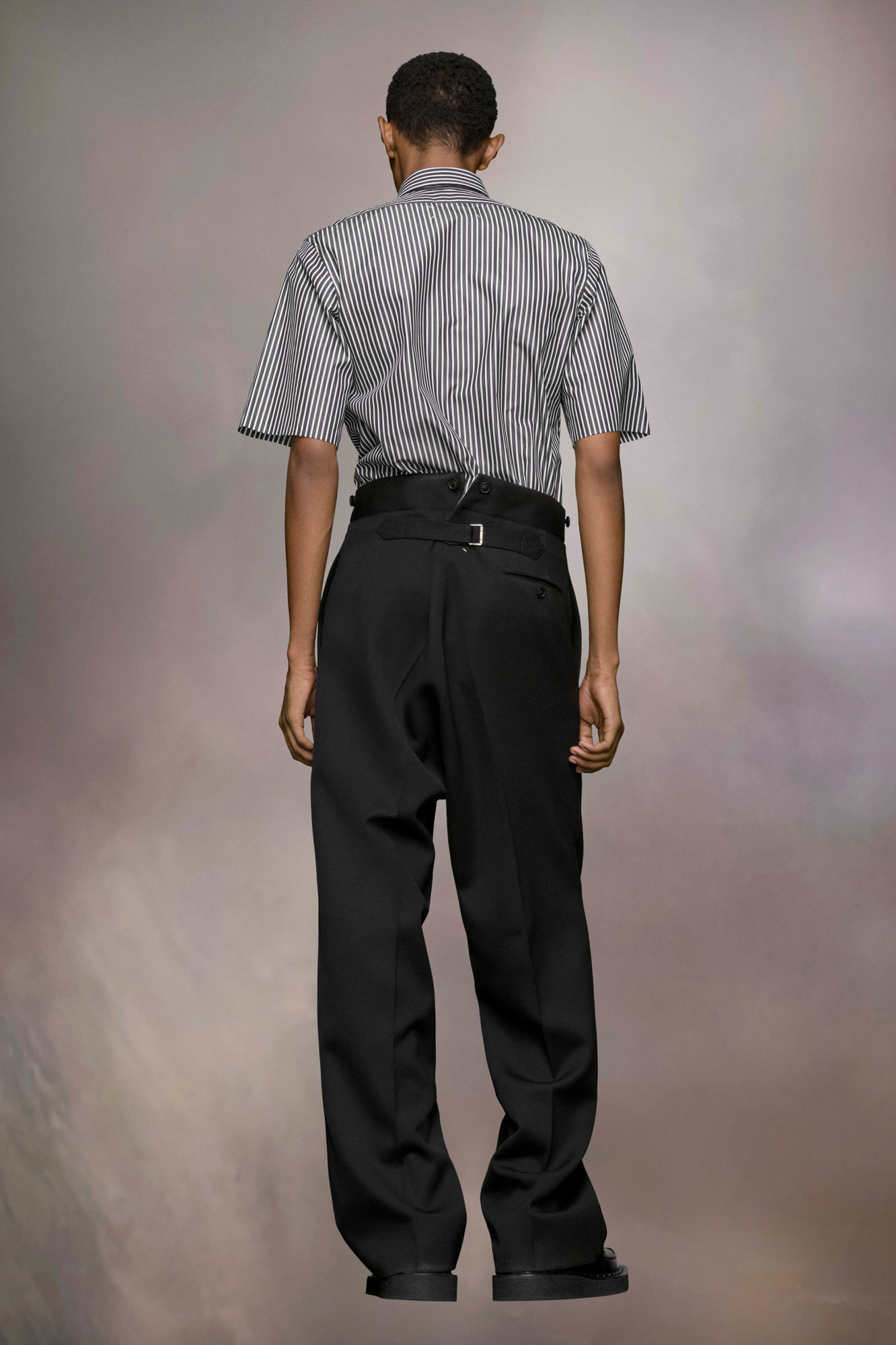 MAISON MARGIELA MAISON MARGIELA C-STRIPED SHORT-SLEEVED SHIRT