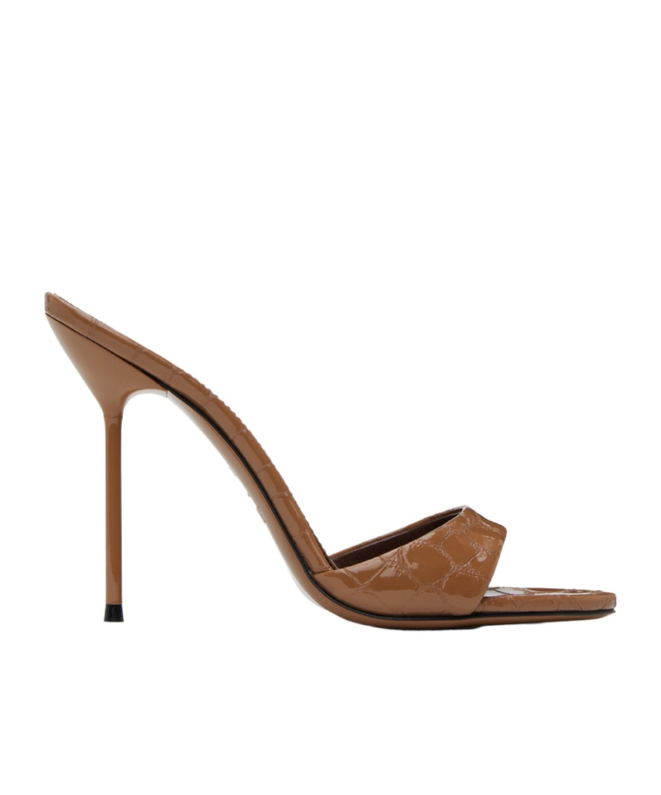 Paris Texas Brown Lidia Heeled Sandals In Brown