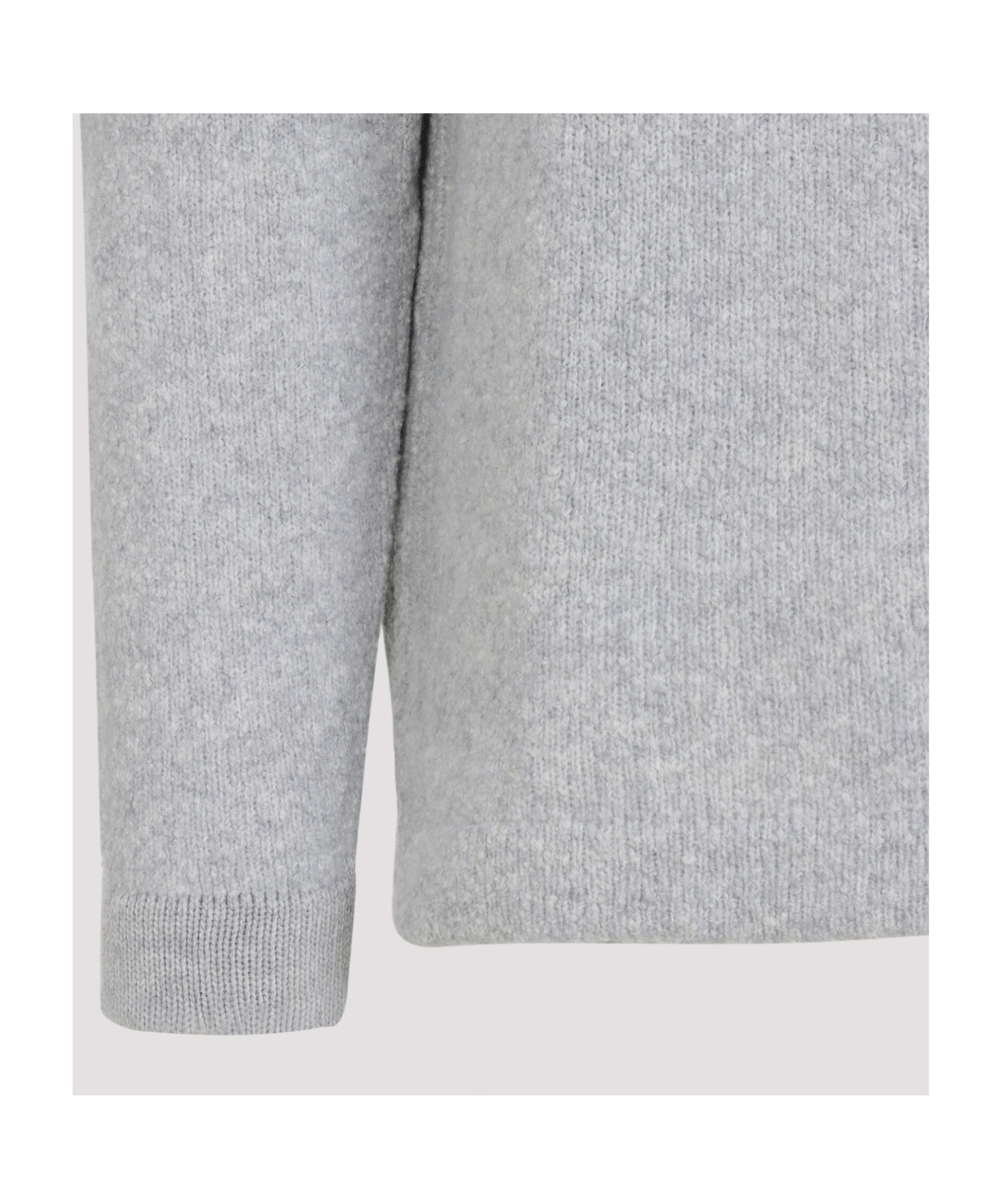 Stone Island 5100056 Lambswool Sweater In Gray