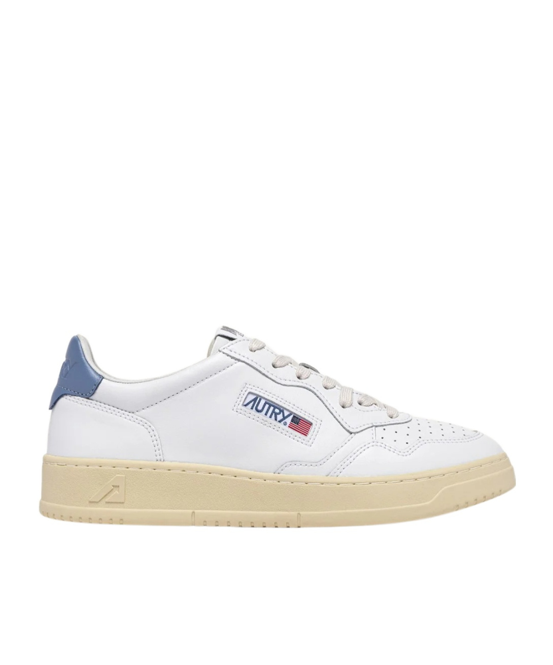 Autry White Leather Low Top Sneakers In White