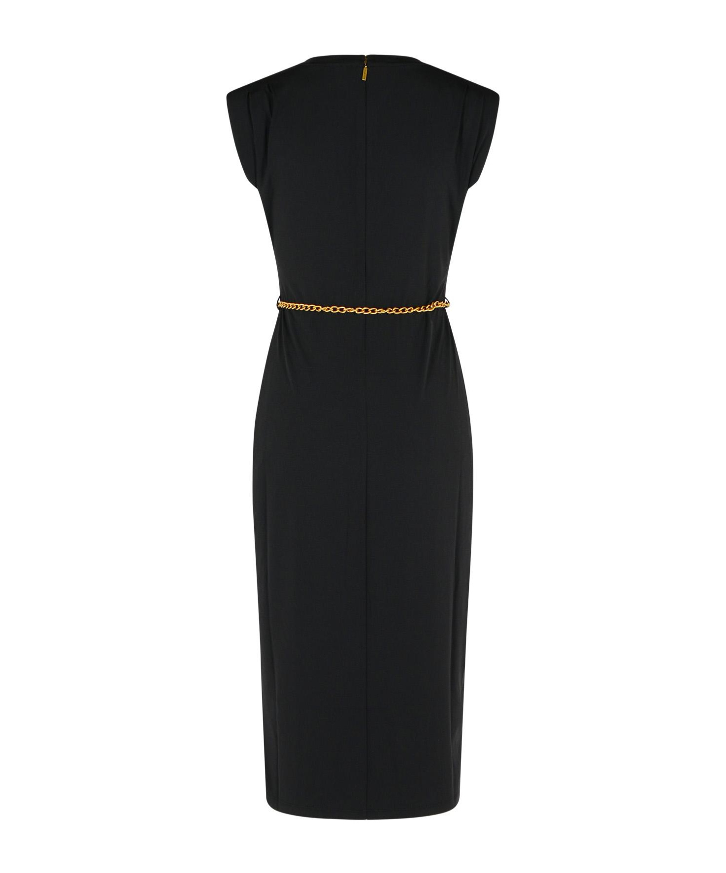 Michael Michael Kors Michael By Michael Kors Black Jersey Dress In Black