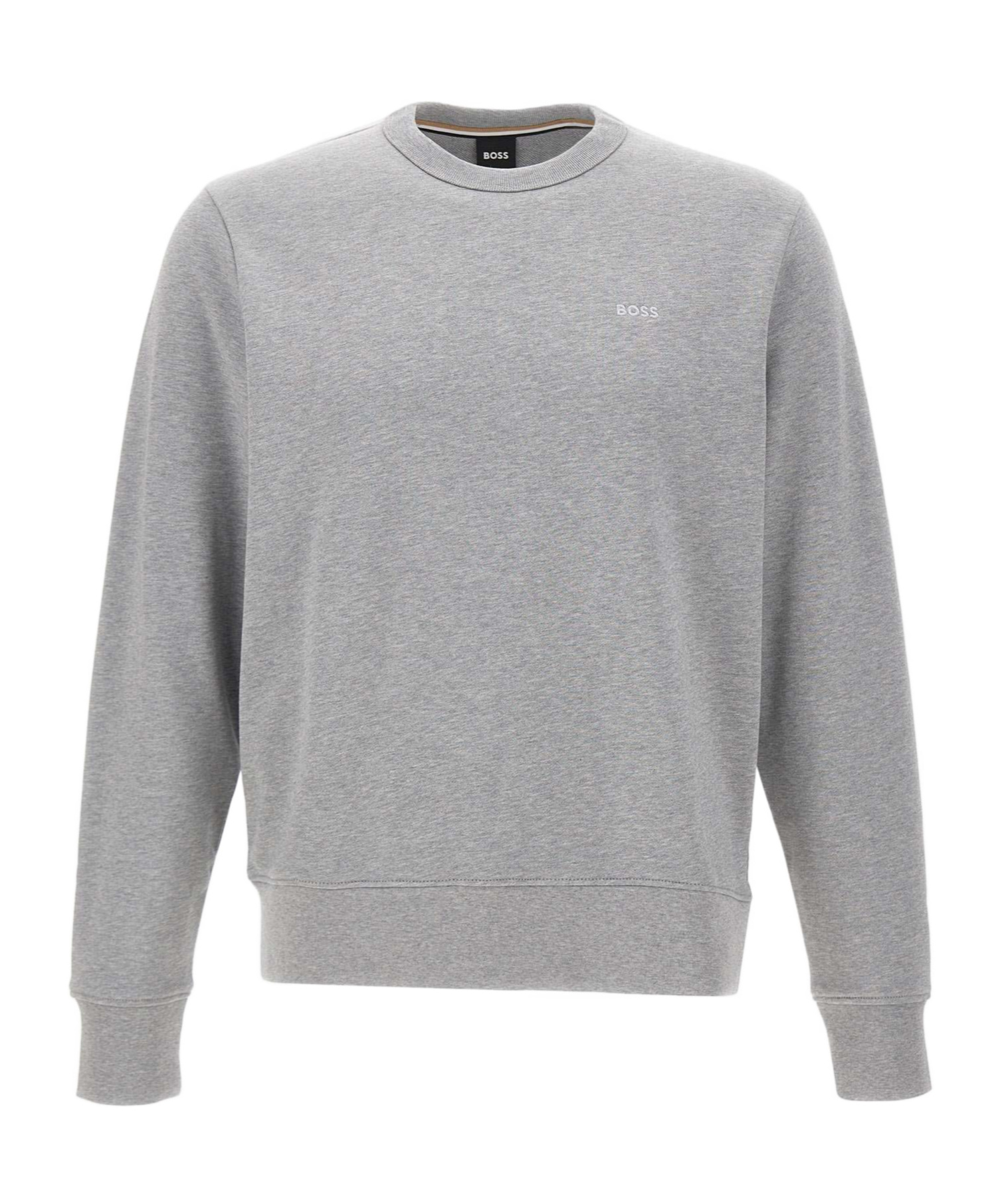 Hugo Boss Long Sleeve Sweatshirt In Gray
