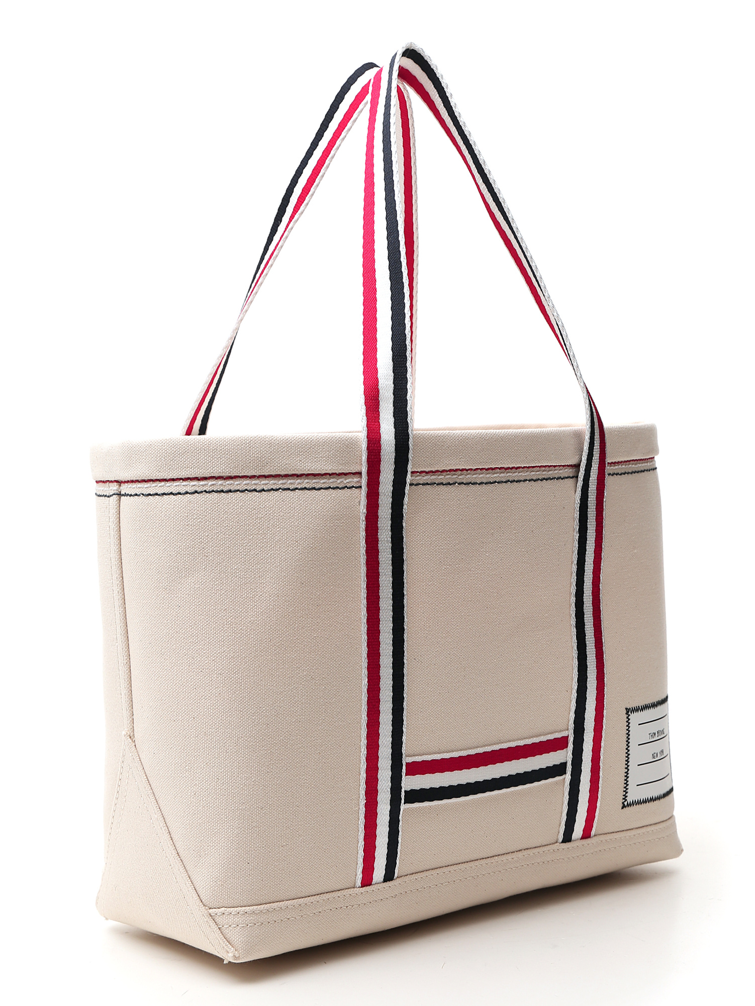 Thom Browne Small Tool Tote Bag In Nude