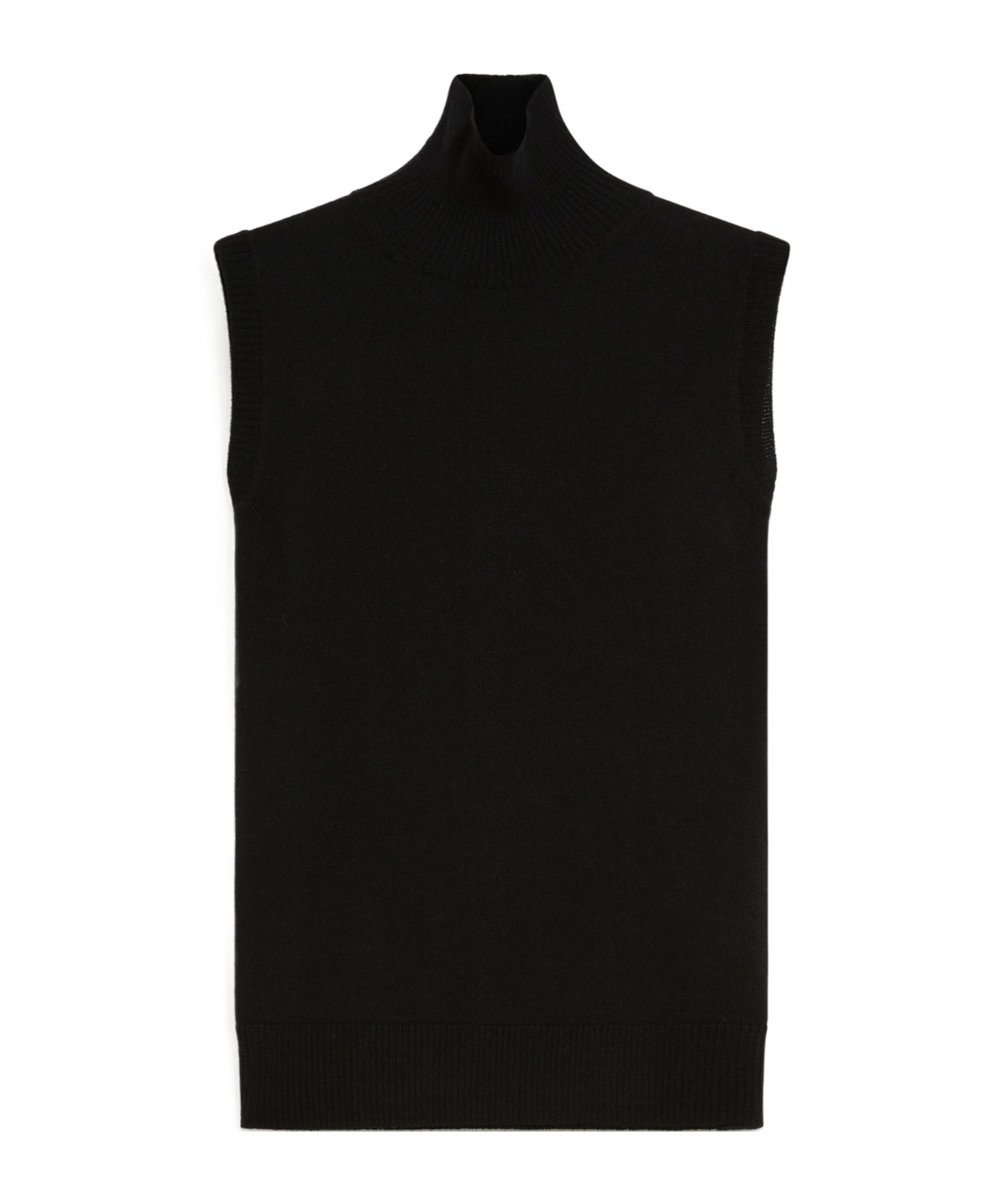 Sportmax Maglia Ardenza A Lupetto Smanicato In Black