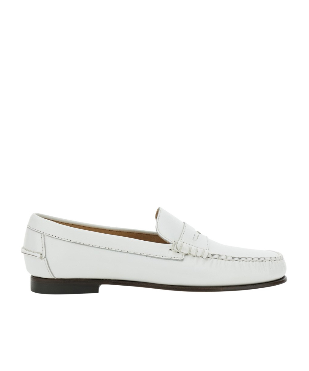 Sebago Moccasters In White