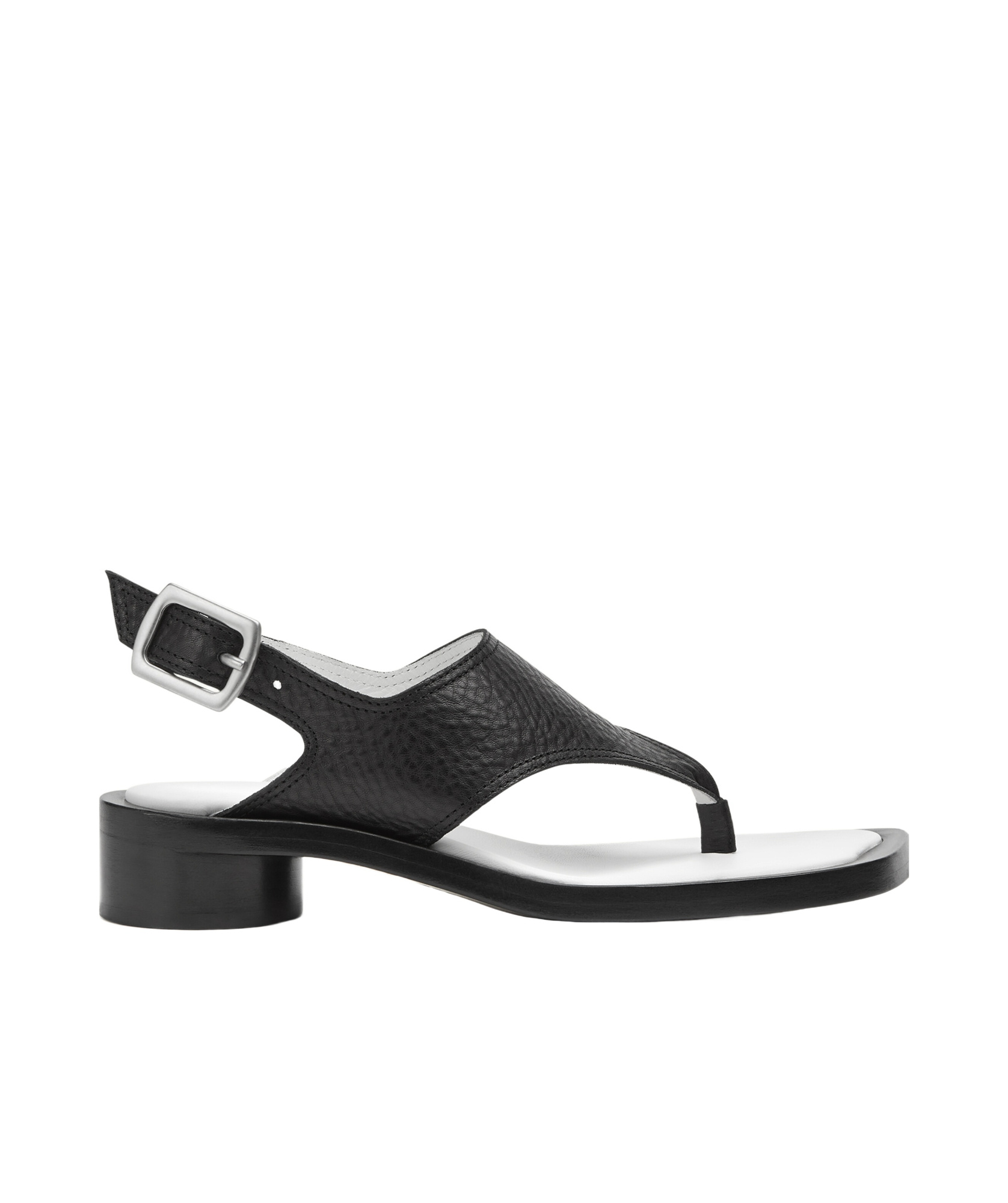 Shop Mm6 Maison Margiela Anatomic Sandals In Black