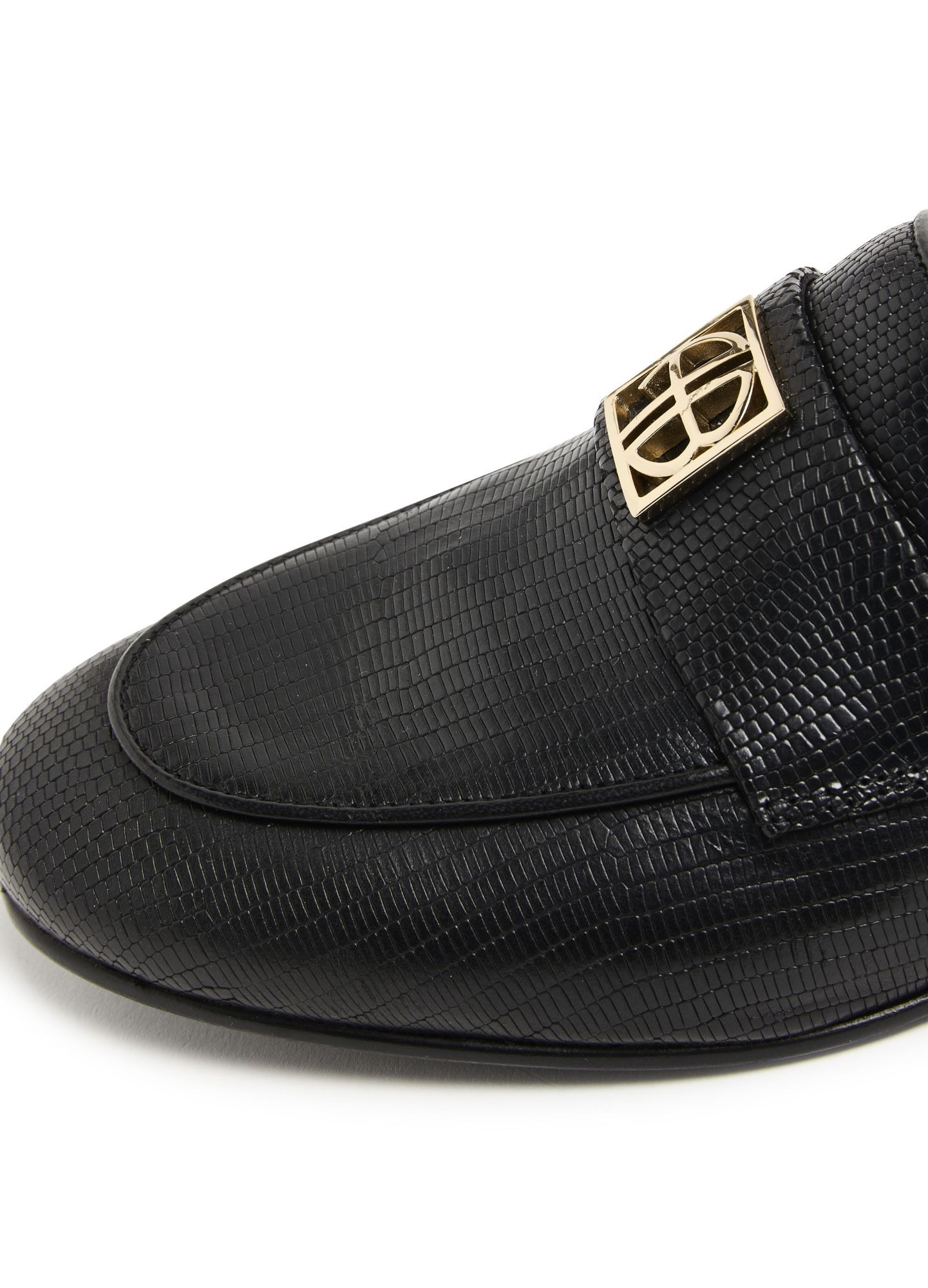 Shop Anine Bing Logo Loafers