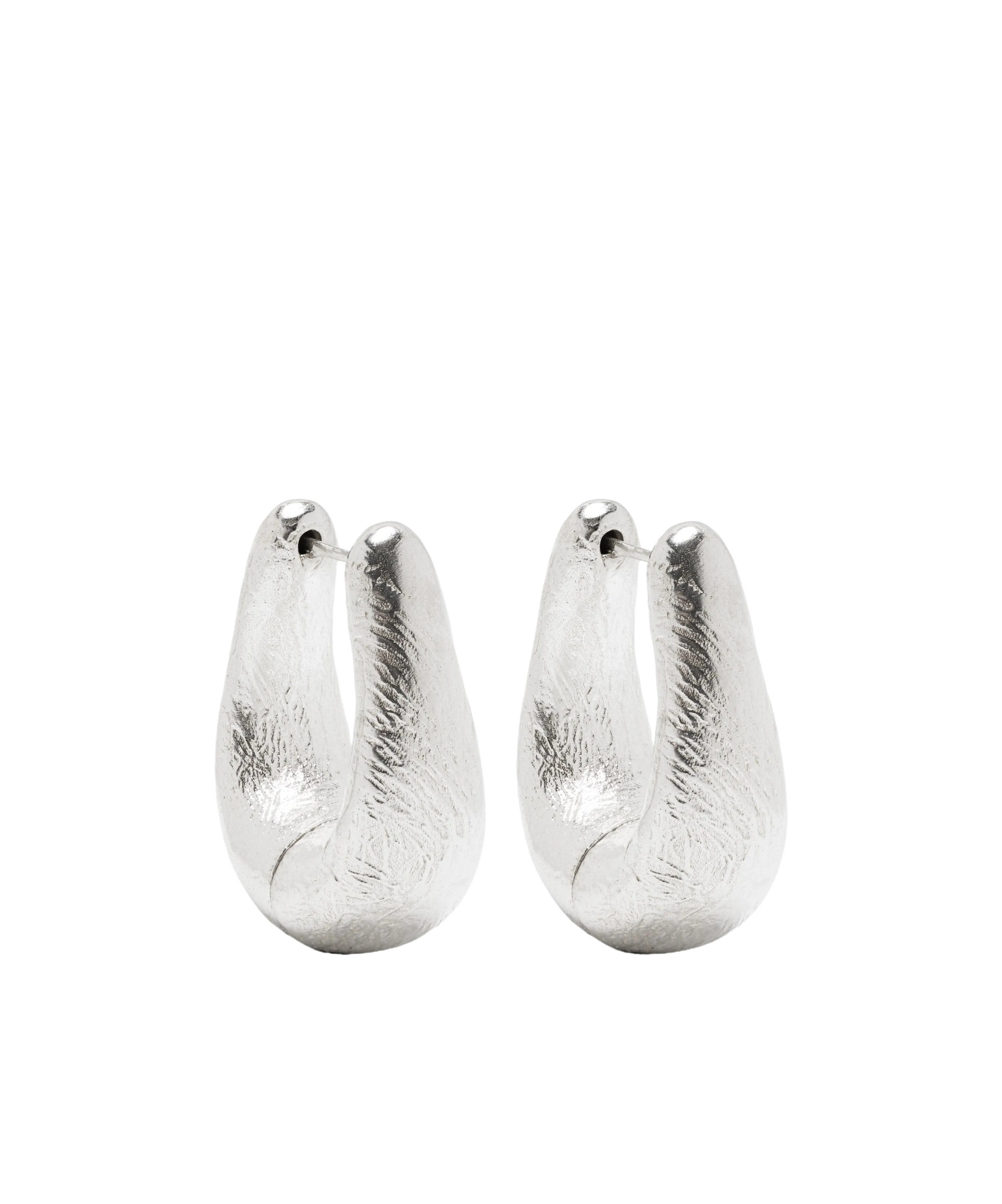Forte Forte Sculptural Earrings In Metallic