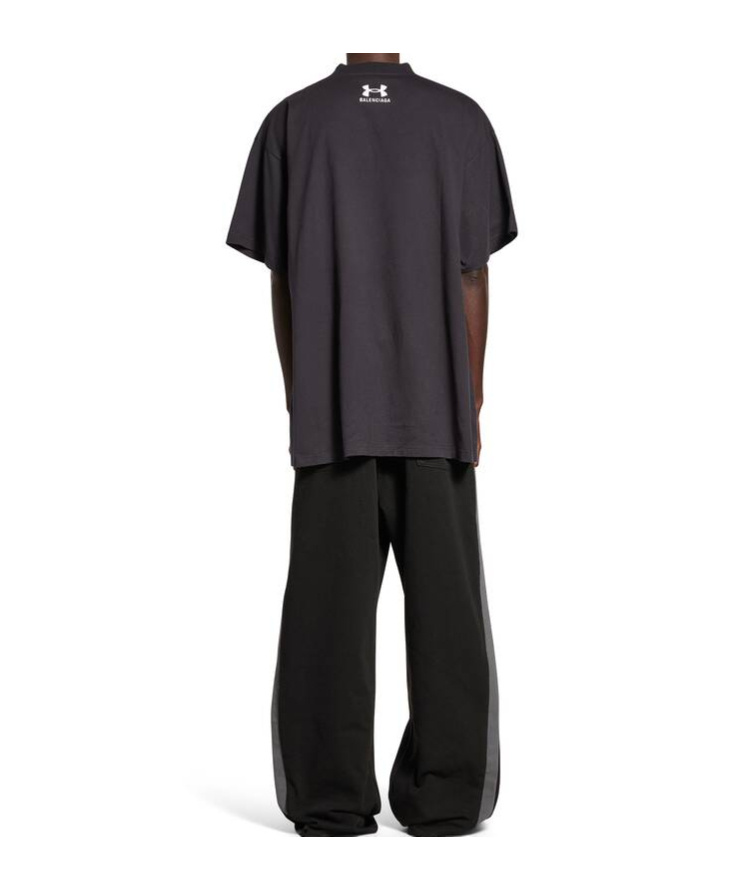 Balenciaga High-neck T-shirt In Black