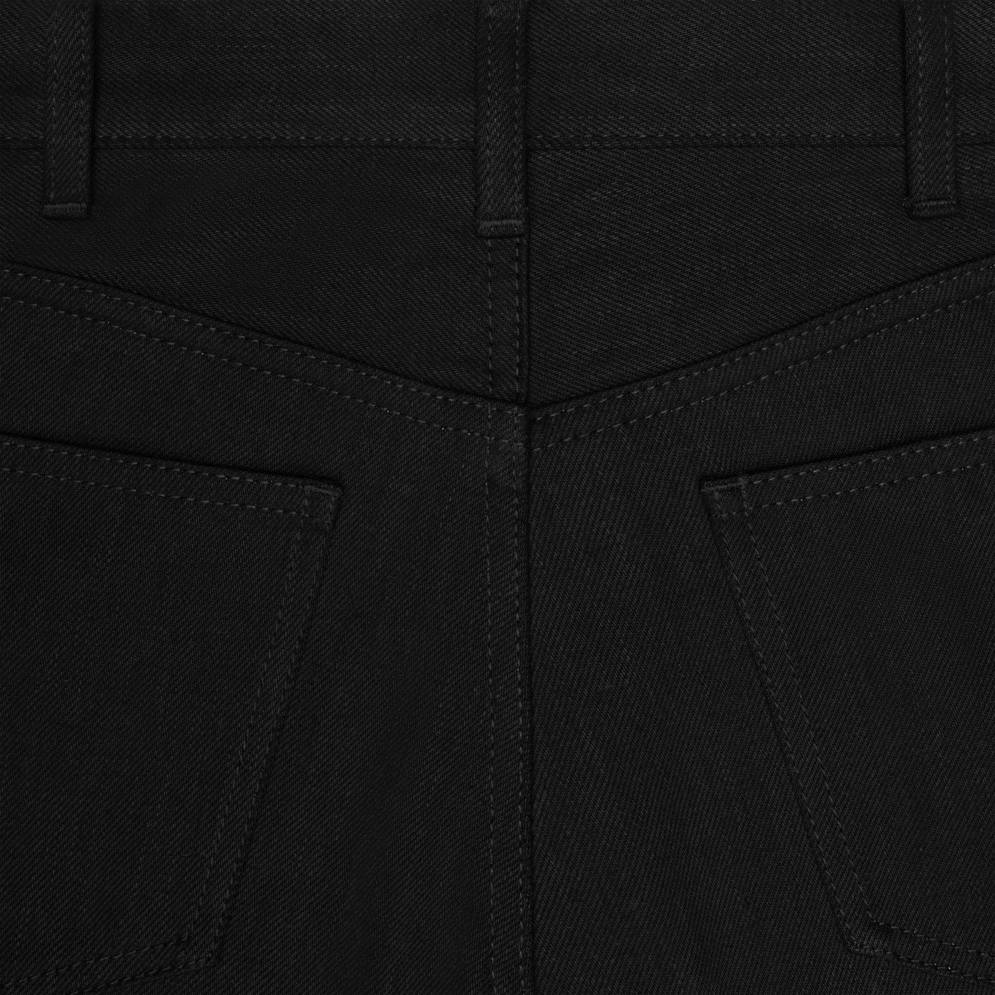 Celine Belt-loop Jeans In Black