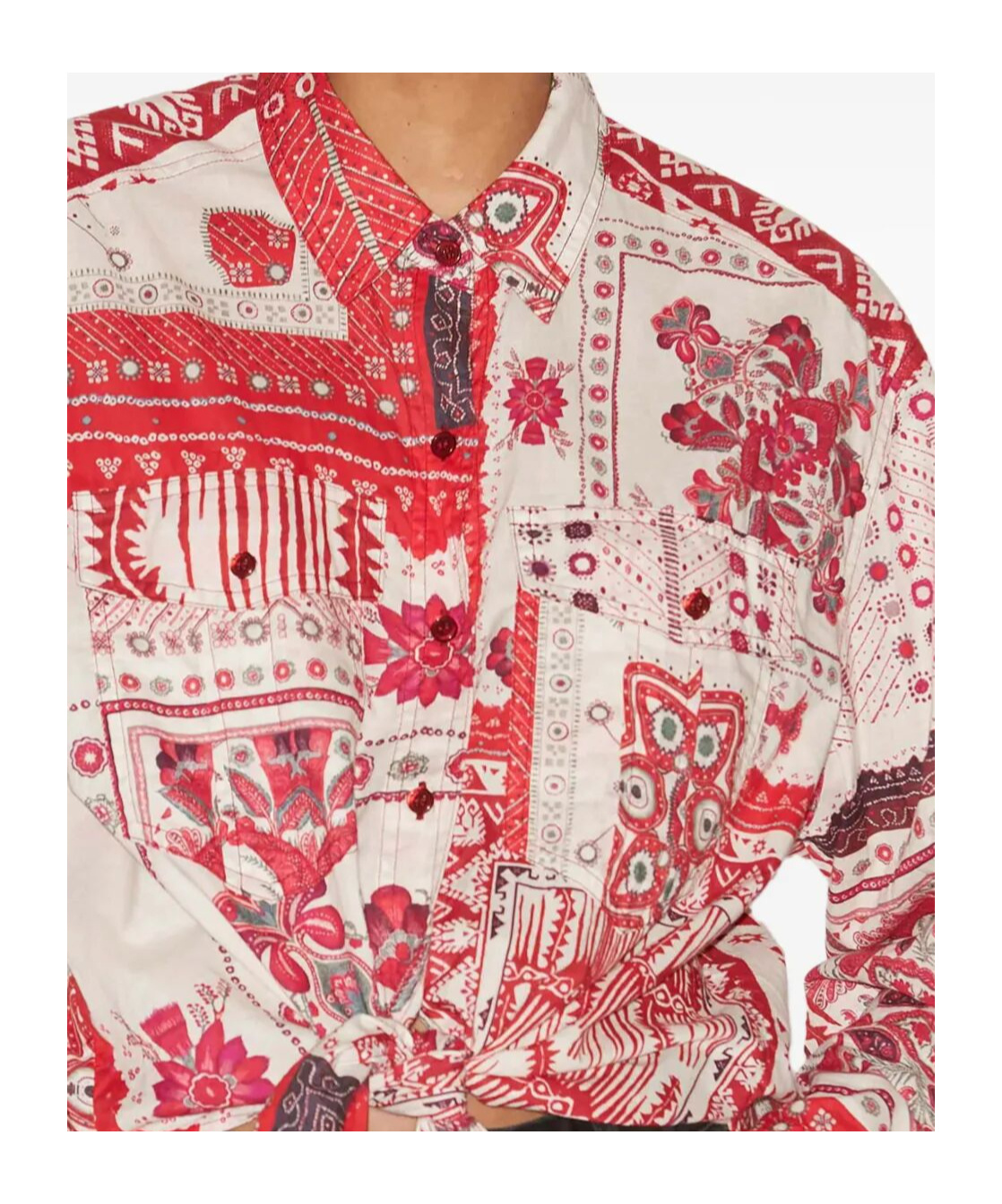 Shop Isabel Marant Étoile Nathy Shirt In Red