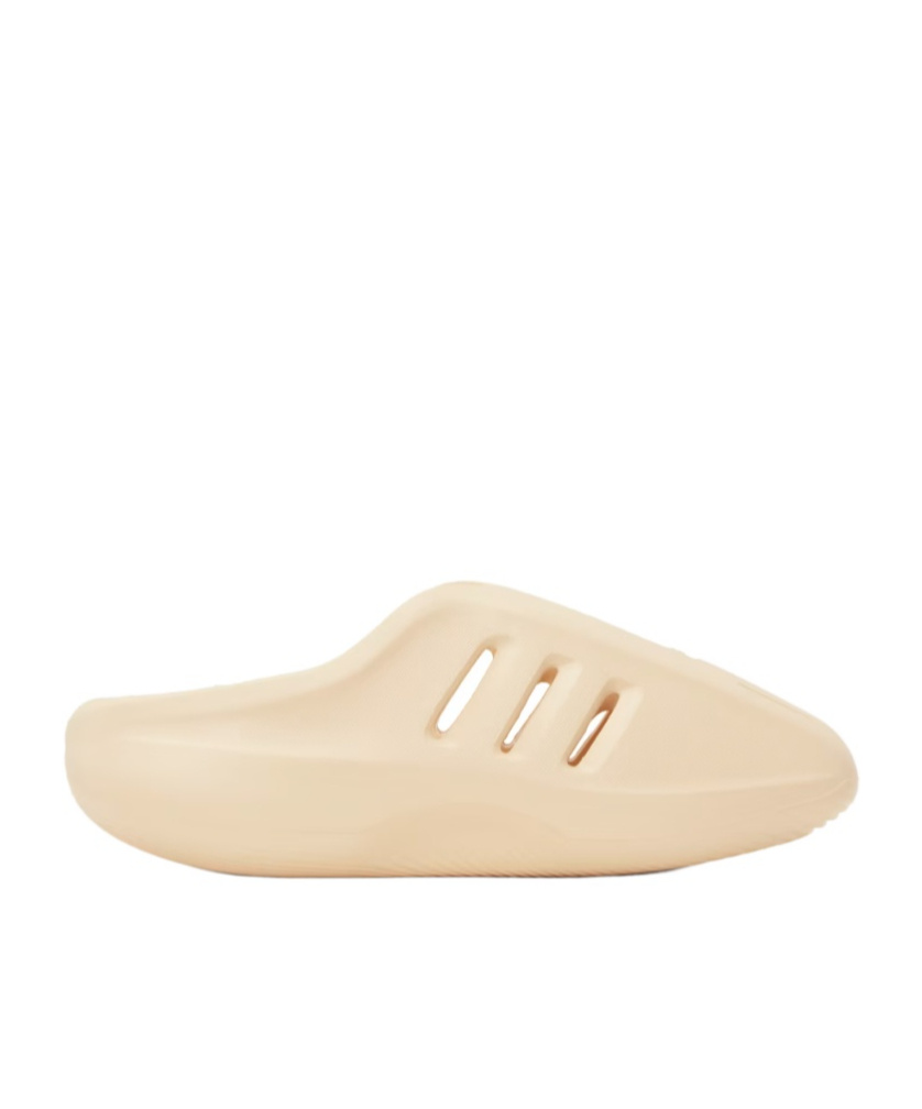 Adidas Originals Adifom Iiinfinity Round-toe Slippers In Beige
