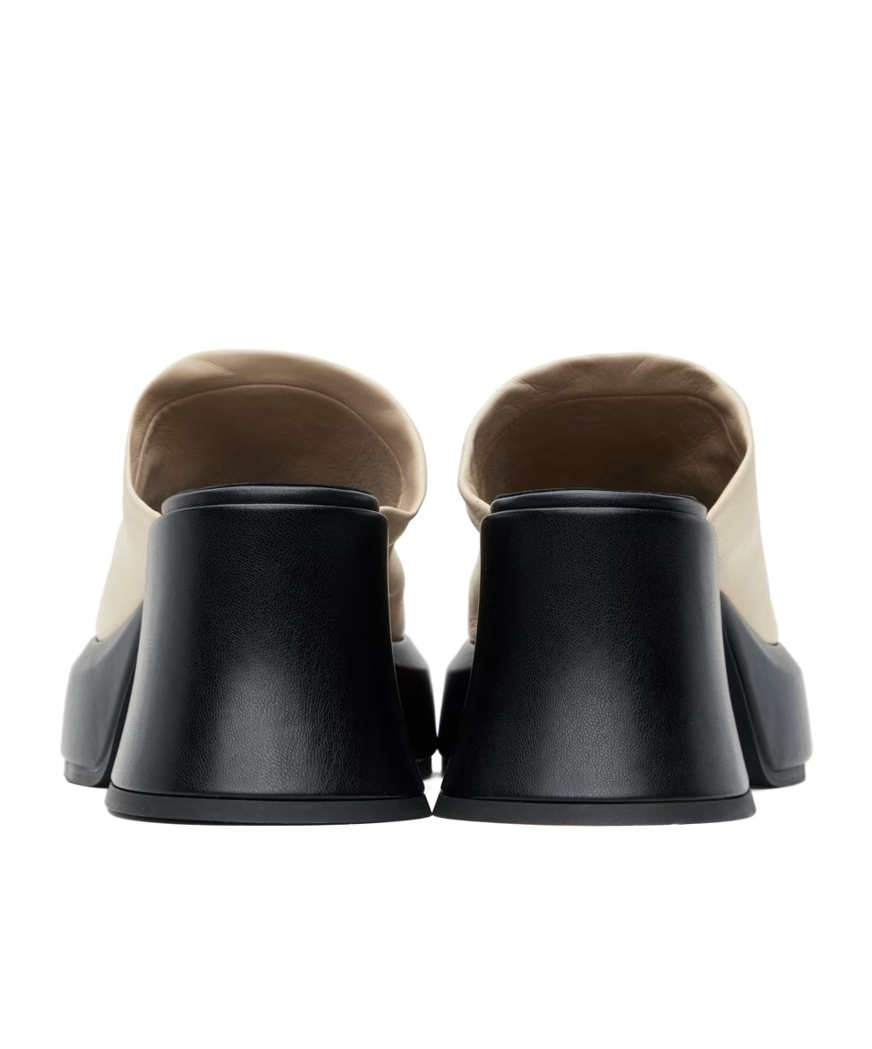 Miista Off-white Jimena Heeled Sandals In Black