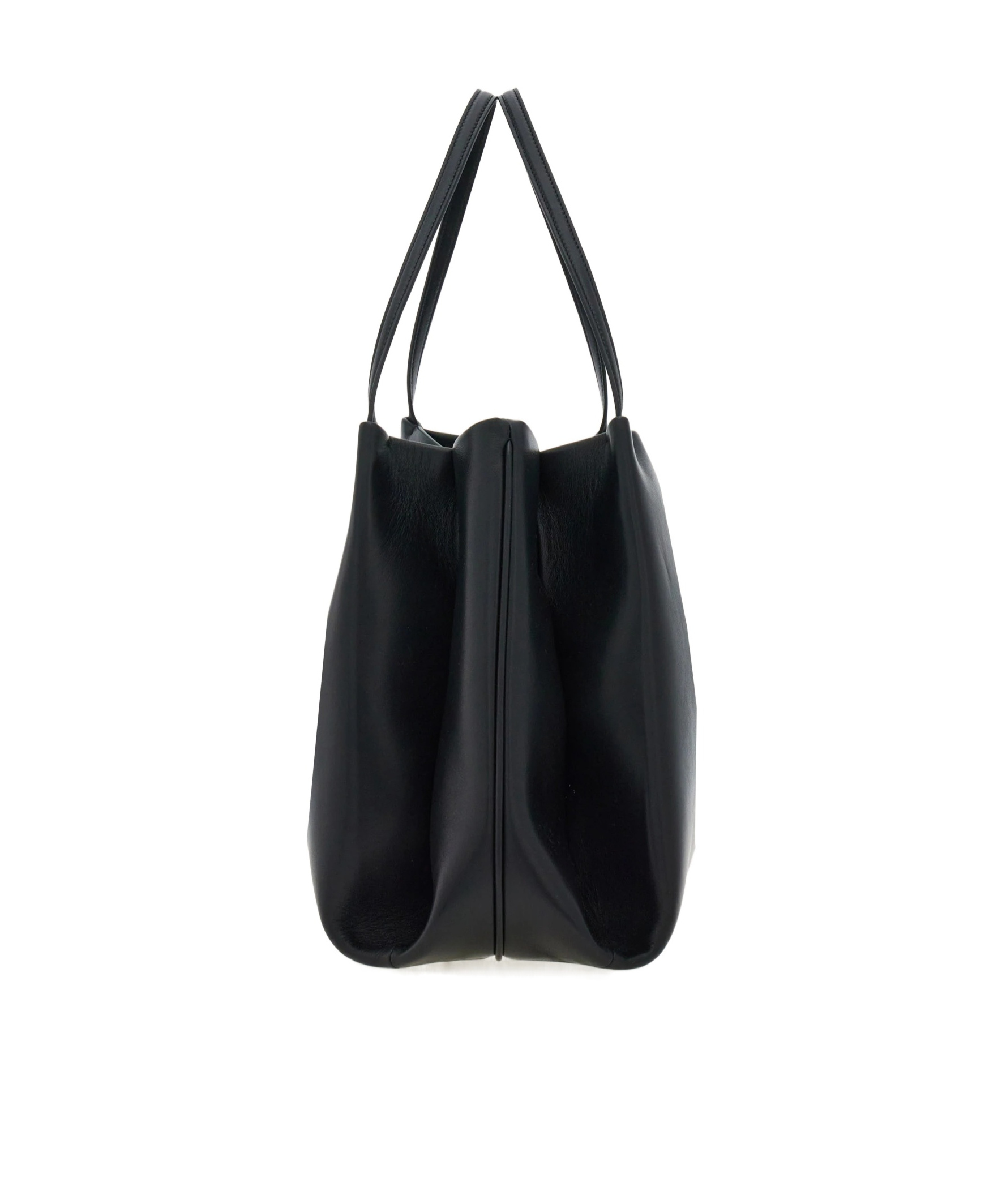 Ferragamo Buckle Strap Soft Structure Shoulder Bag In Black