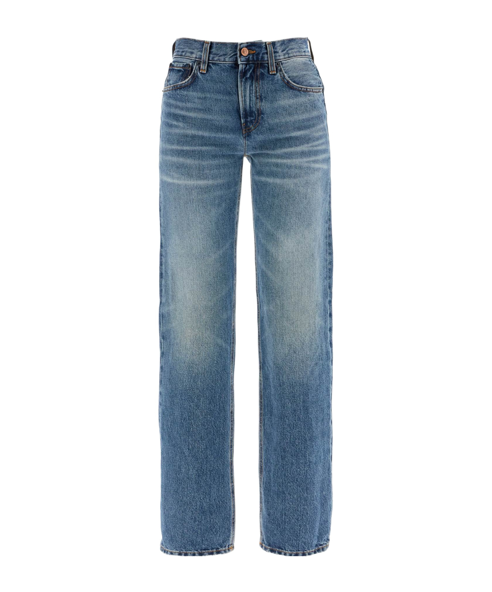 Haikure Cleo Mid-rise Slim Jeans In Blue