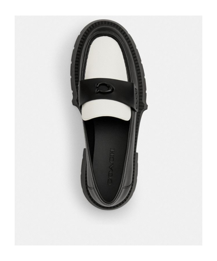 COACH LEAH PLATFORM LOAFERS