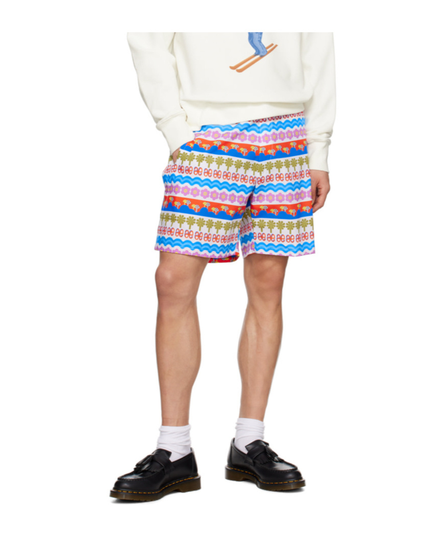 Egonlab Printed Shorts In Multicolor