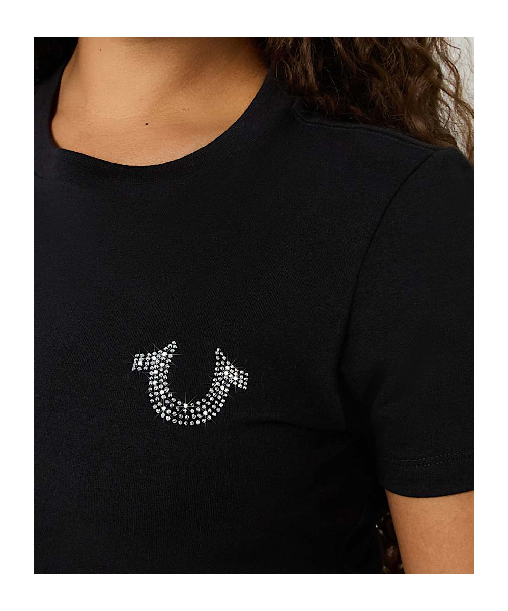 TRUE RELIGION CRYSTAL WORLD TOUR BABY TEE