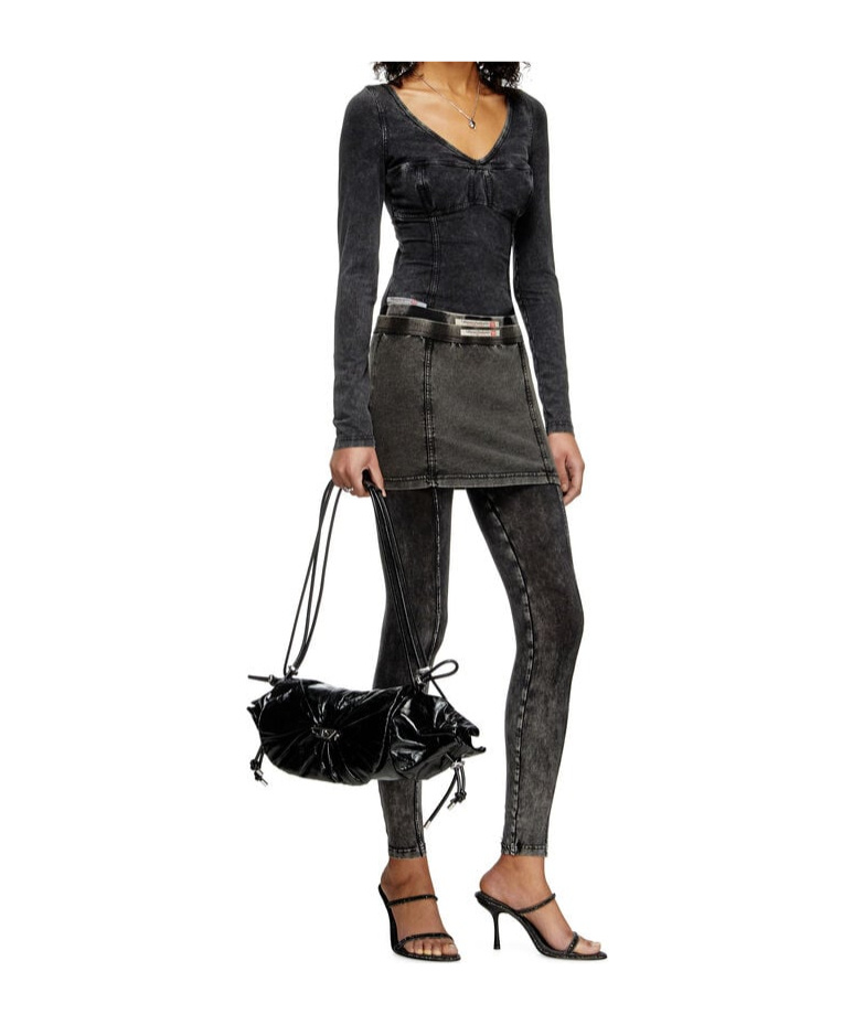 Diesel T-elin T-shirt In Black