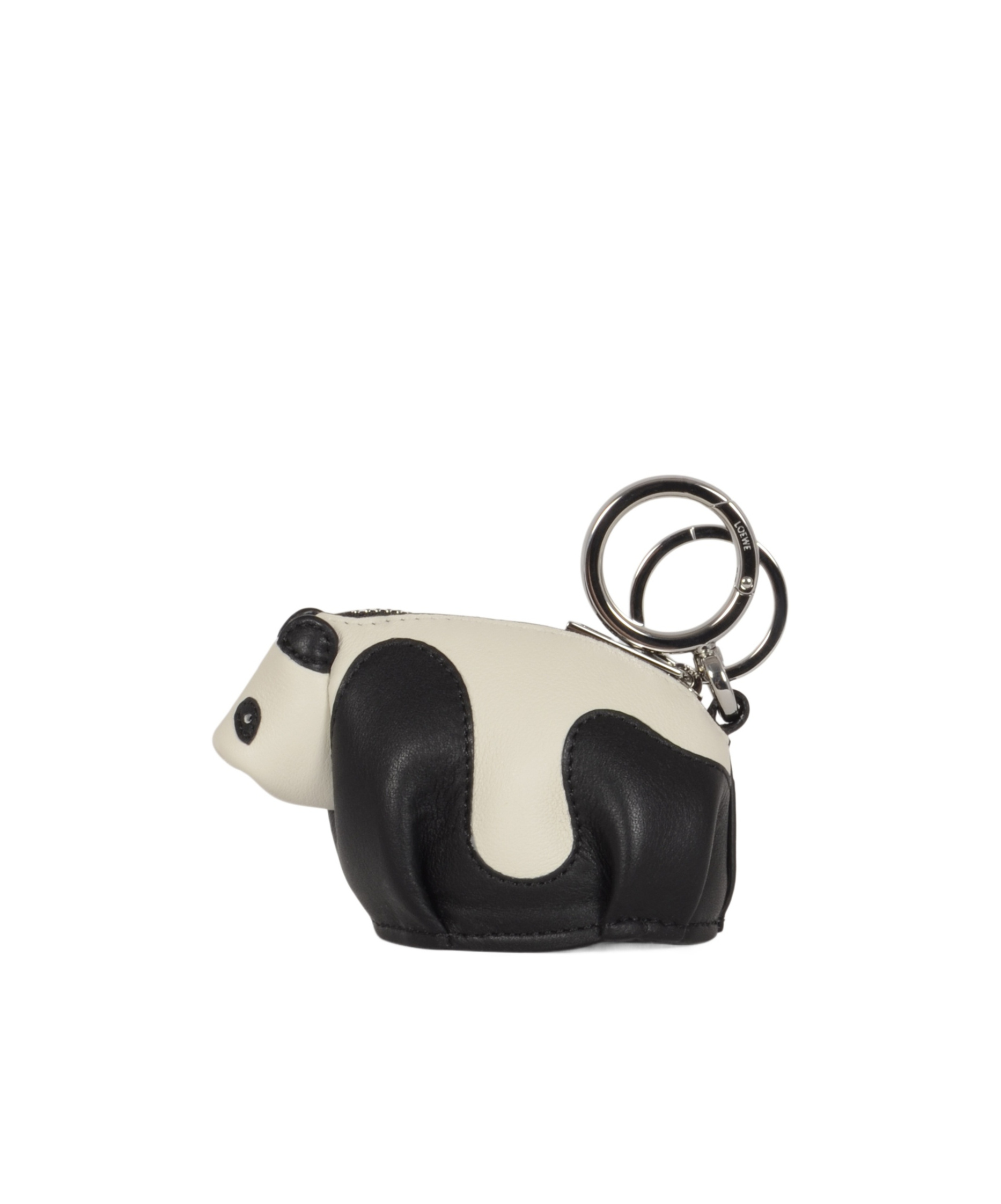 Loewe Panda Key Bag In Black