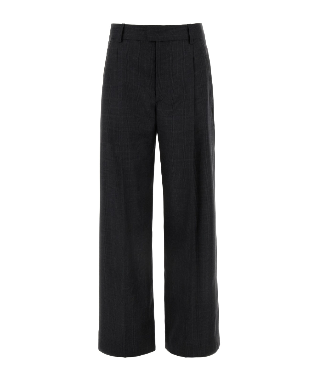 Shop Isabel Marant Straight Leg Pleated Pants In Black